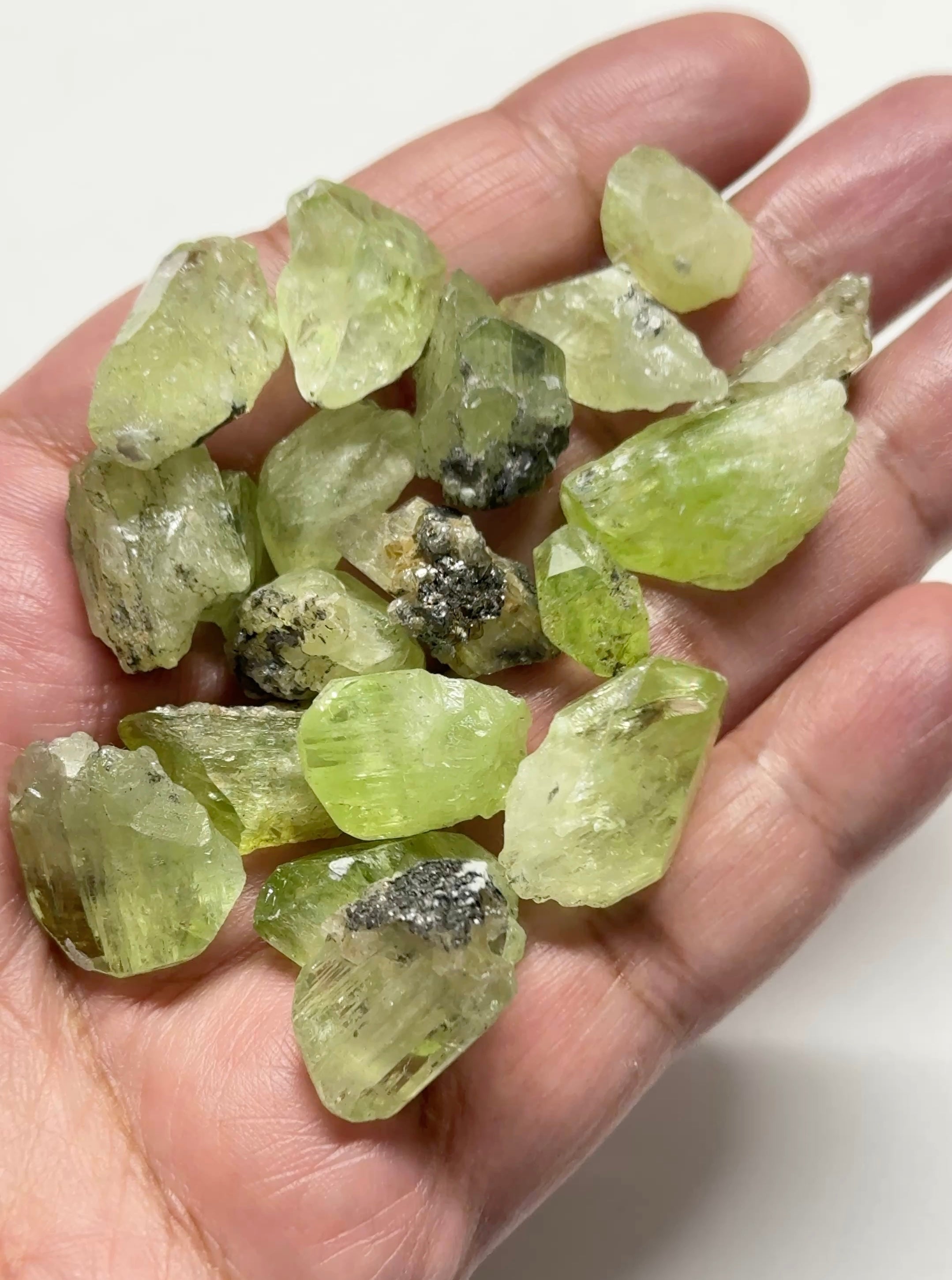 Large Chrome Vanadium Diopside Crystal Specimens, Merelani, mined with Tanzanite in the same mines, Tanzania, Specimen Grade, Untreated Unheated, price per stone on a blind pour