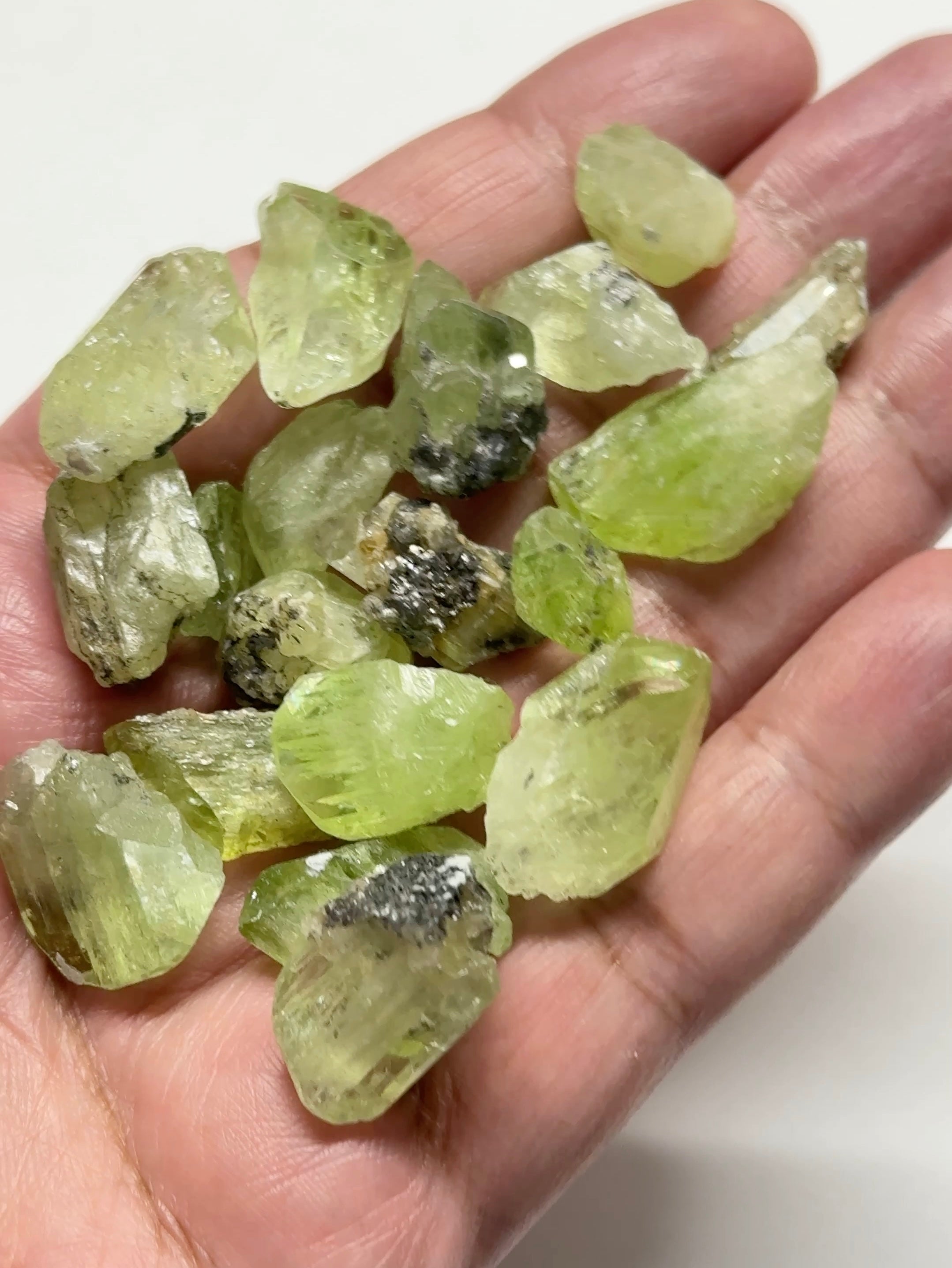 Large Chrome Vanadium Diopside Crystal Specimens, Merelani, mined with Tanzanite in the same mines, Tanzania, Specimen Grade, Untreated Unheated, price per stone on a blind pour