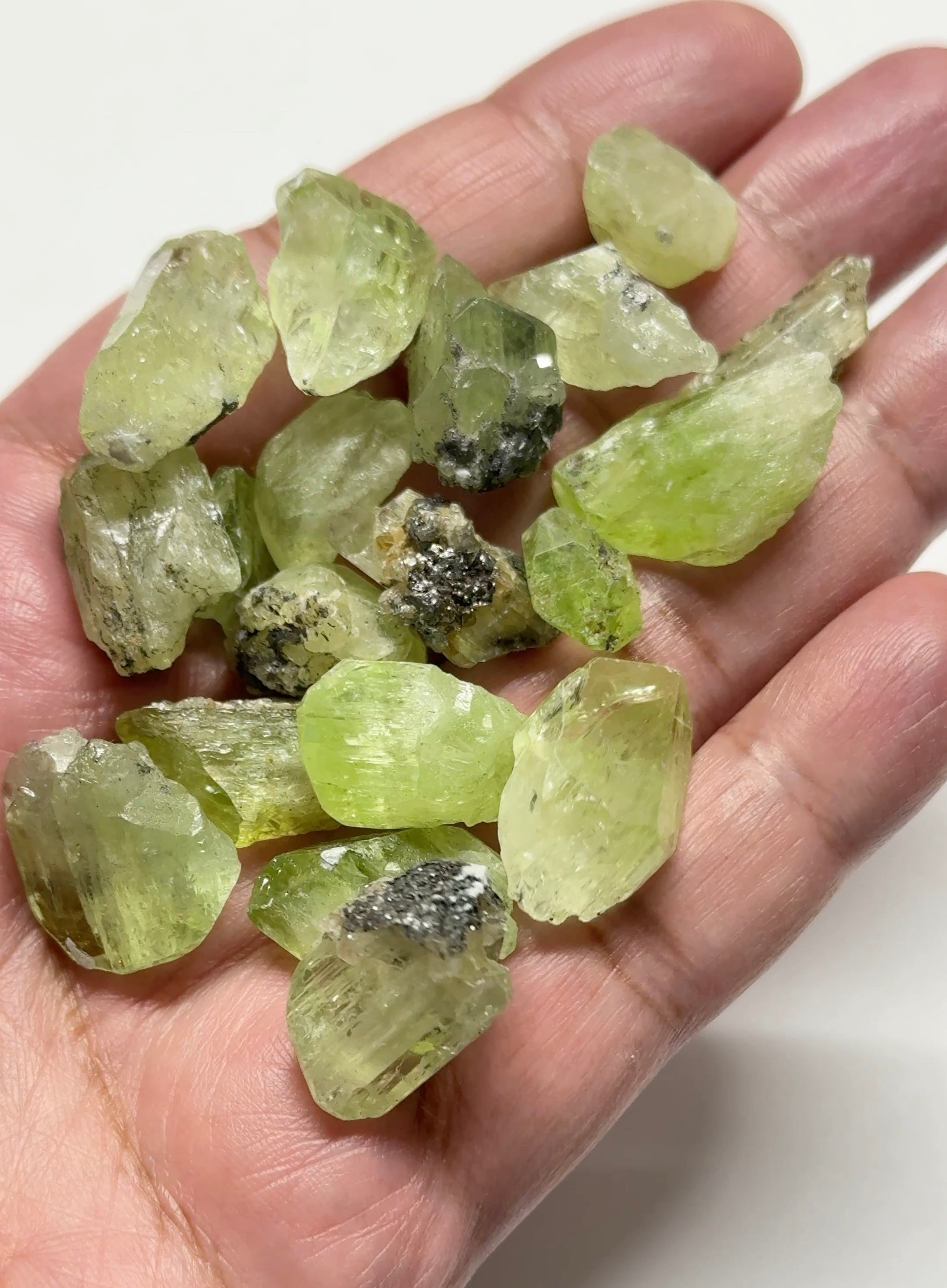 Large Chrome Vanadium Diopside Crystal Specimens, Merelani, mined with Tanzanite in the same mines, Tanzania, Specimen Grade, Untreated Unheated, price per stone on a blind pour