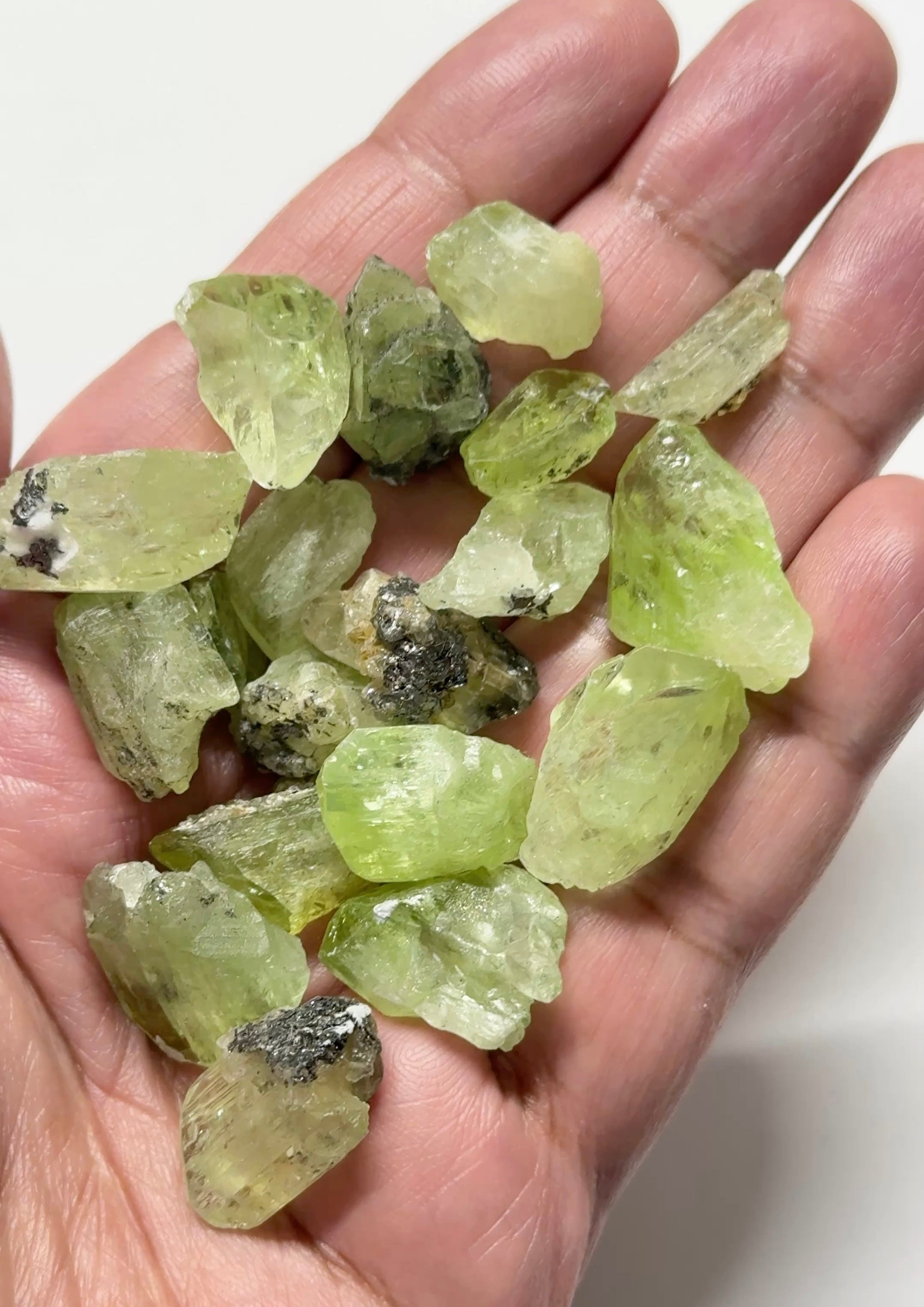 Large Chrome Vanadium Diopside Crystal Specimens, Merelani, mined with Tanzanite in the same mines, Tanzania, Specimen Grade, Untreated Unheated, price per stone on a blind pour