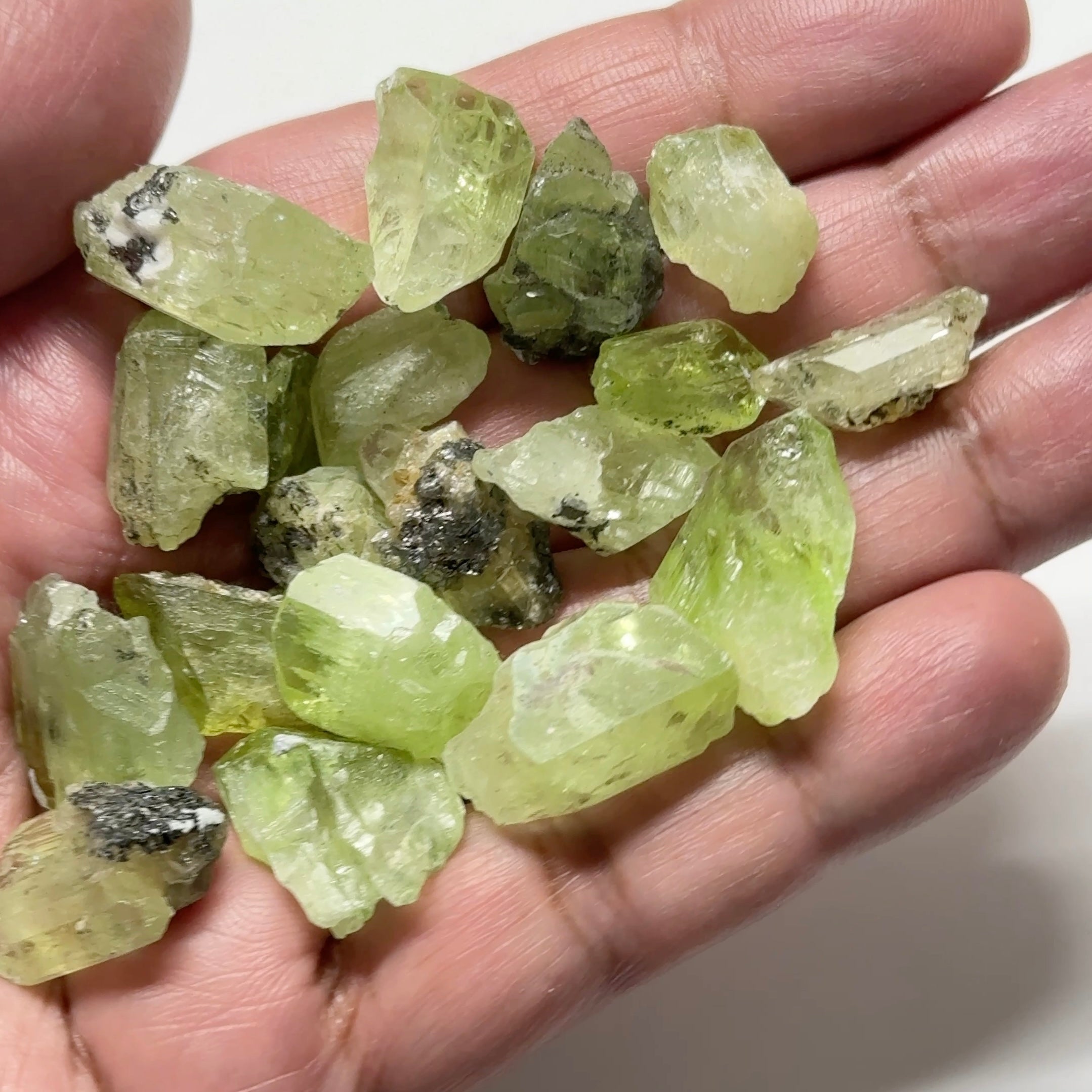 Large Chrome Vanadium Diopside Crystal Specimens, Merelani, mined with Tanzanite in the same mines, Tanzania, Specimen Grade, Untreated Unheated, price per stone on a blind pour