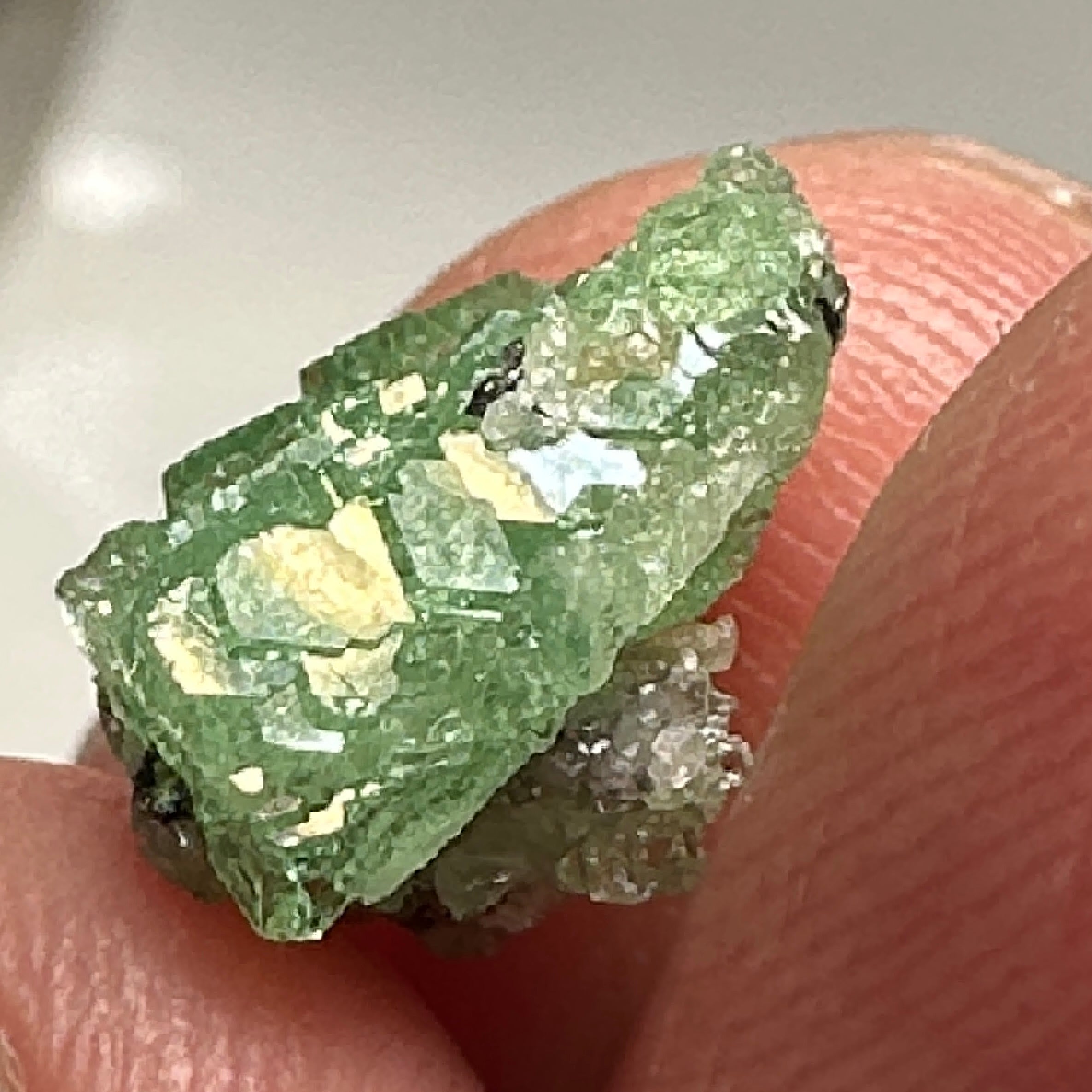 Tsavorite Crystal, 3.89ct, Merelani. Tanzania, Untreated Unheated