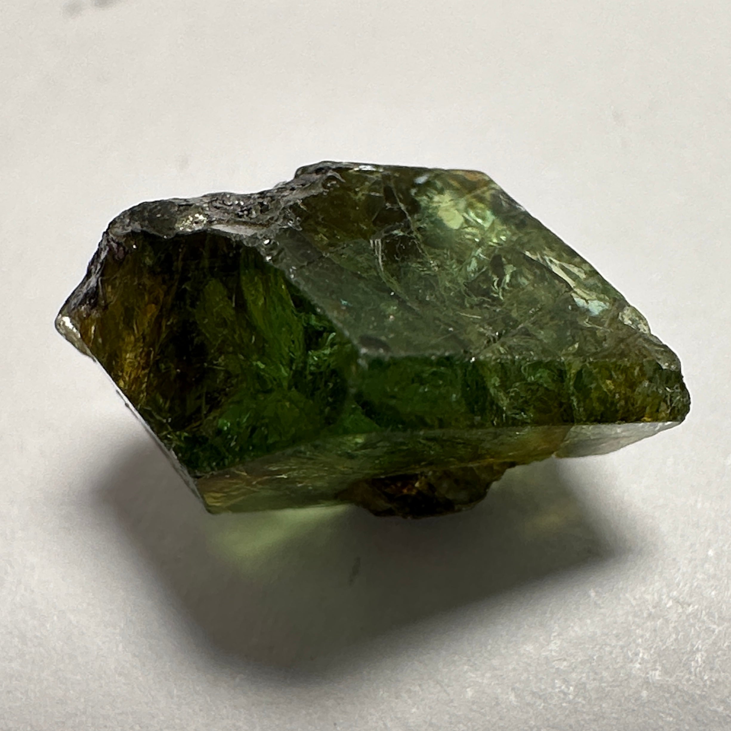 Tsavorite Crystal, 6.03ct, Merelani. Tanzania, Untreated Unheated