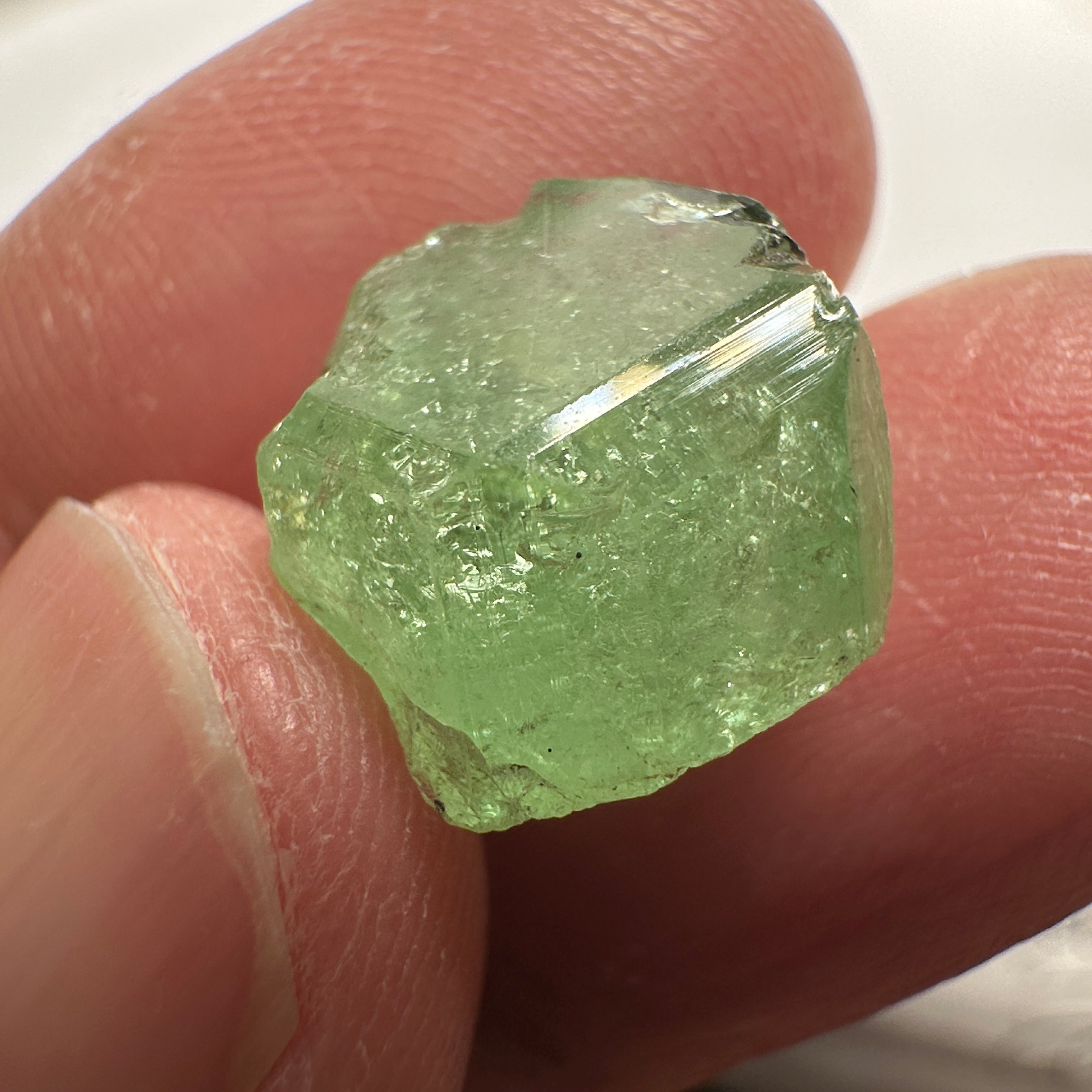 Tsavorite Crystal on Matrix. 10.94ct, Merelani. Tanzania