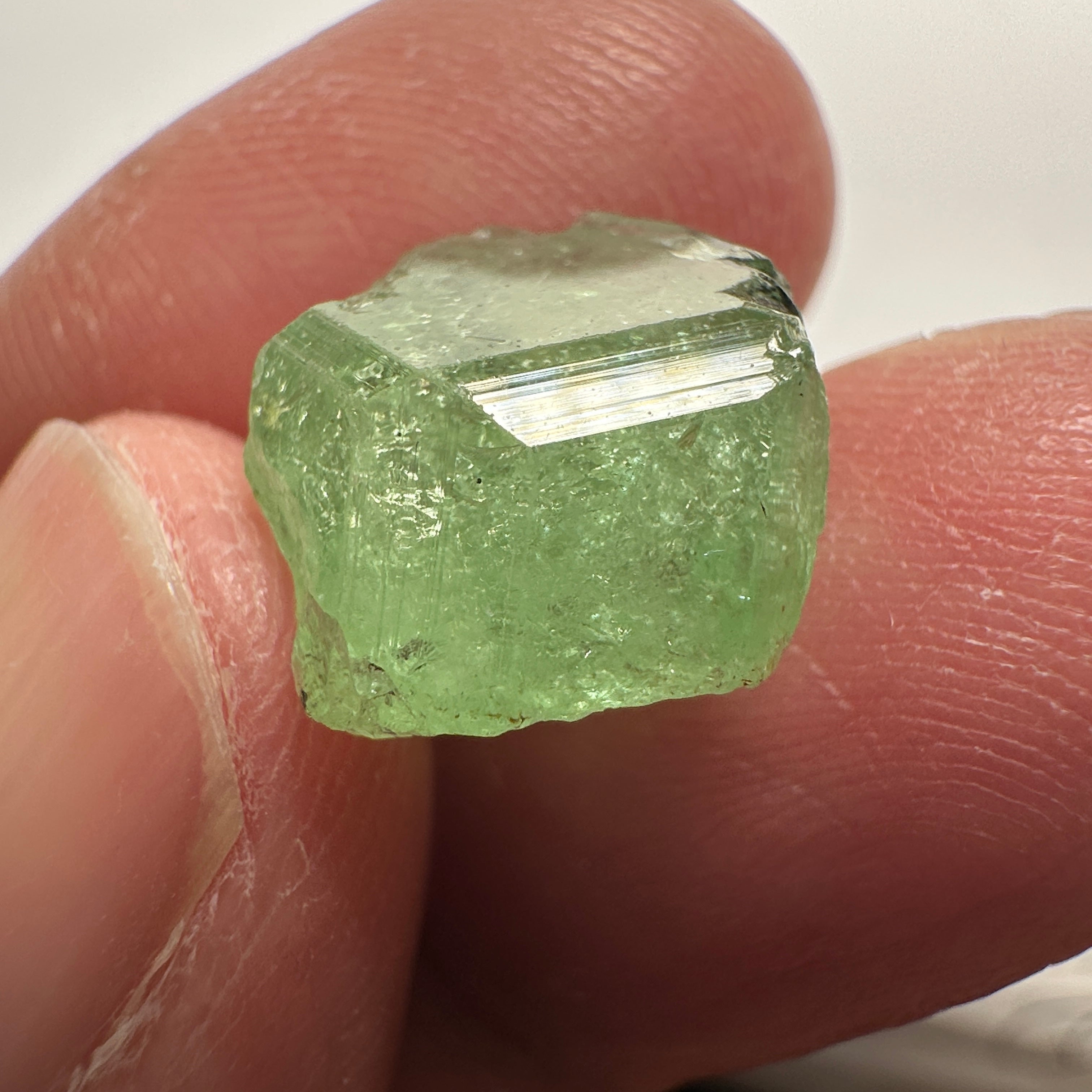 Tsavorite Crystal on Matrix. 10.94ct, Merelani. Tanzania