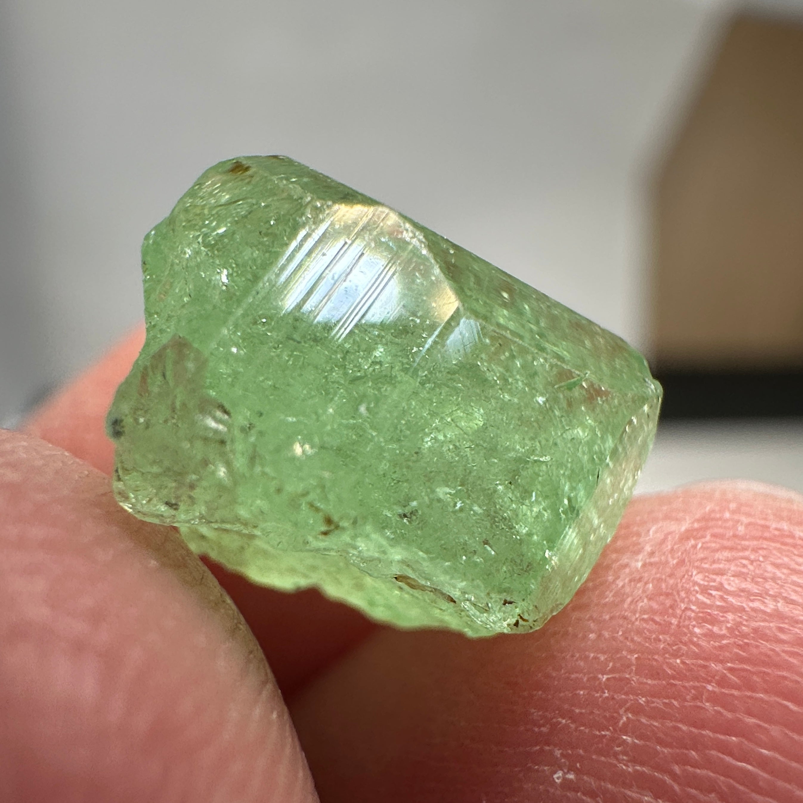 Tsavorite Crystal on Matrix. 10.94ct, Merelani. Tanzania