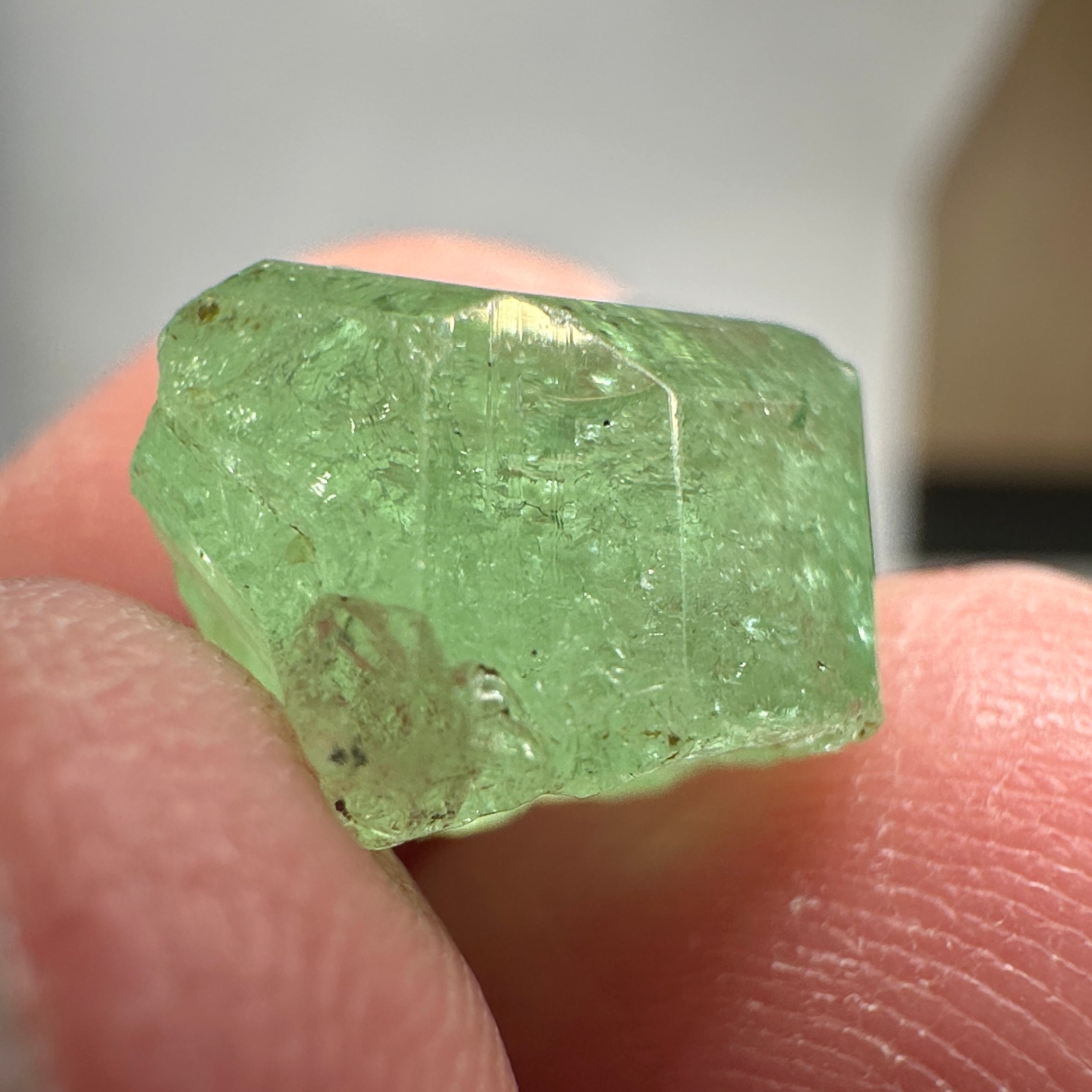 Tsavorite Crystal on Matrix. 10.94ct, Merelani. Tanzania