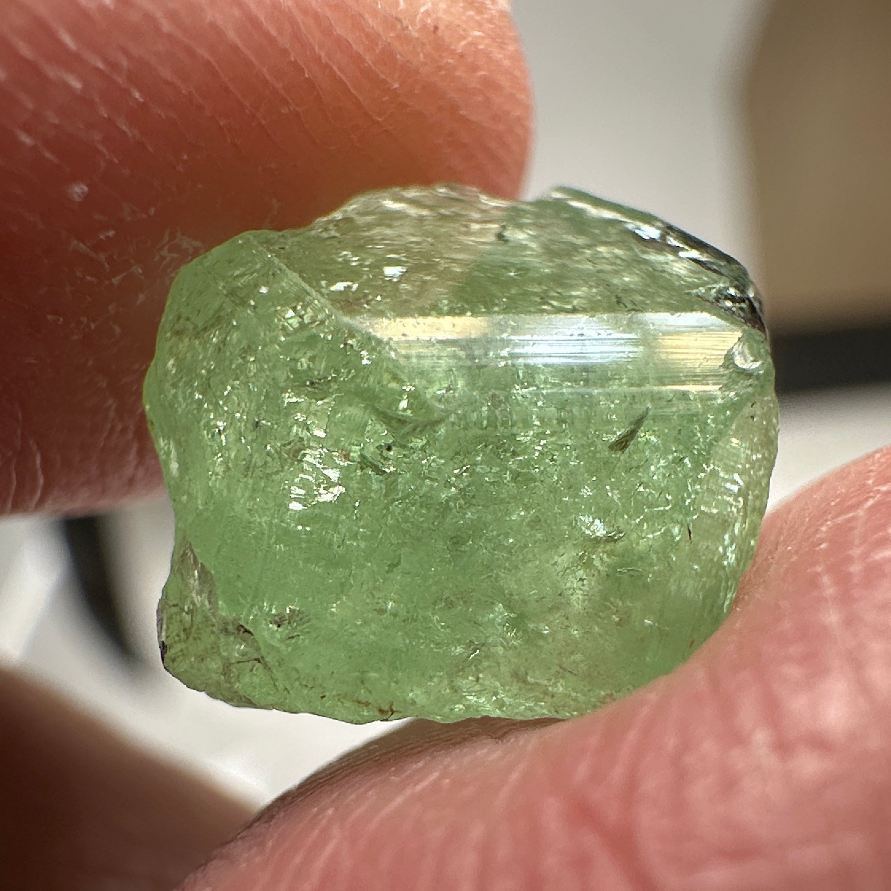 Tsavorite Crystal on Matrix. 10.94ct, Merelani. Tanzania