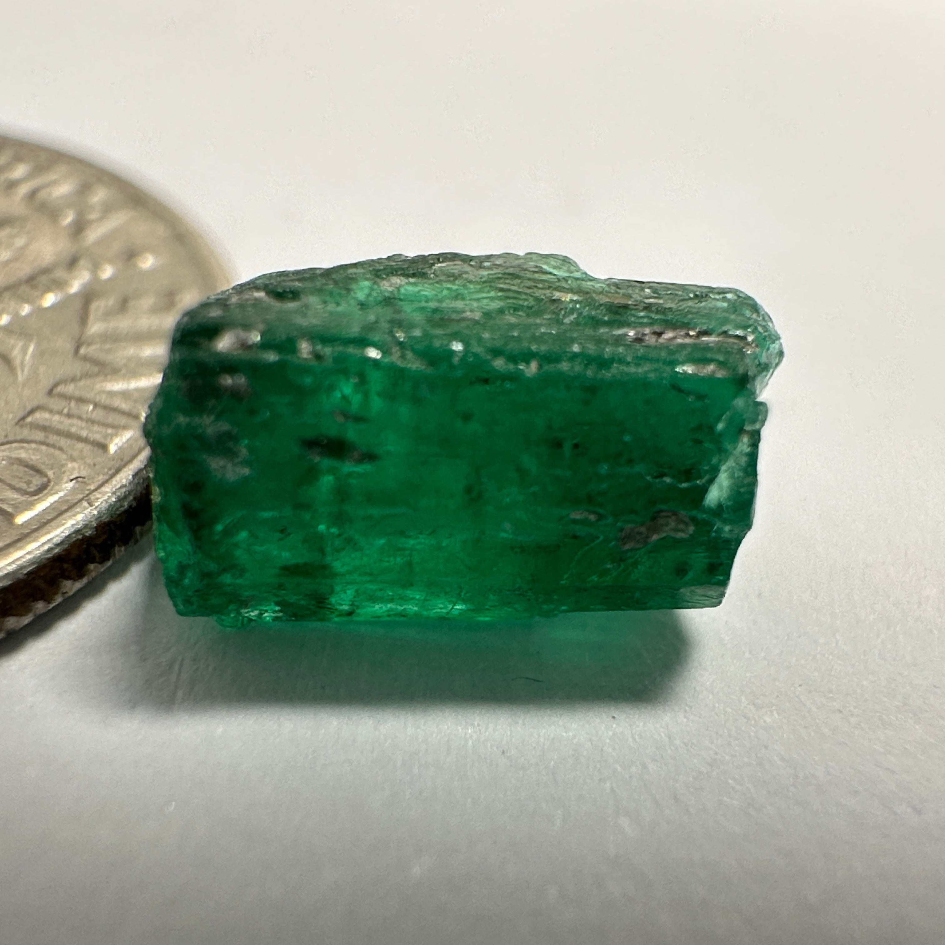 Emerald Crystal, 1.84ct, Tanzania, Untreated Unheated, No Oil