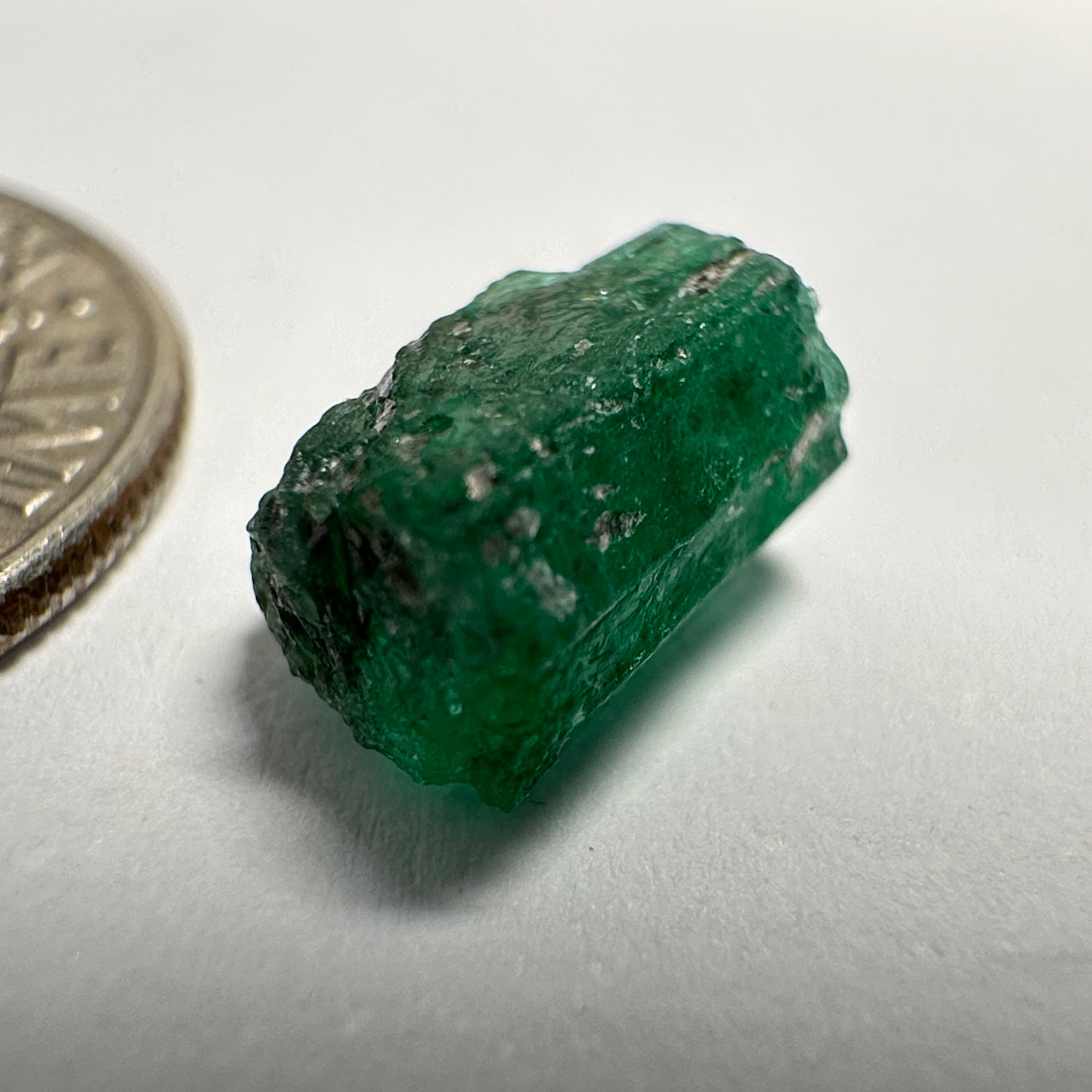 Emerald Crystal, 1.84ct, Tanzania, Untreated Unheated, No Oil