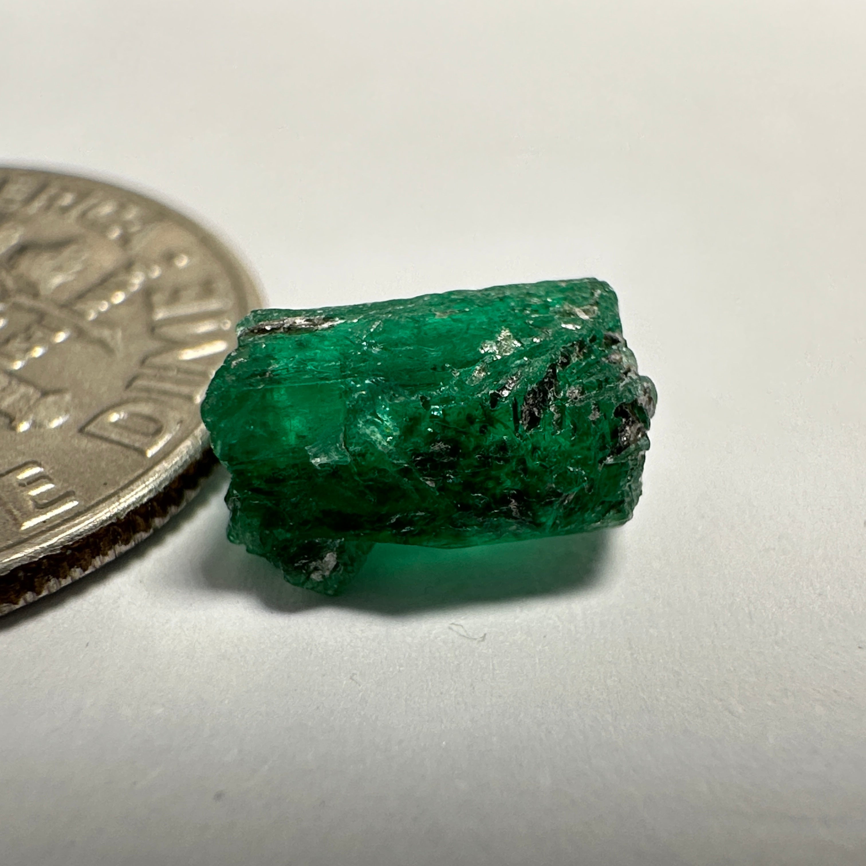 Emerald Crystal, 1.84ct, Tanzania, Untreated Unheated, No Oil