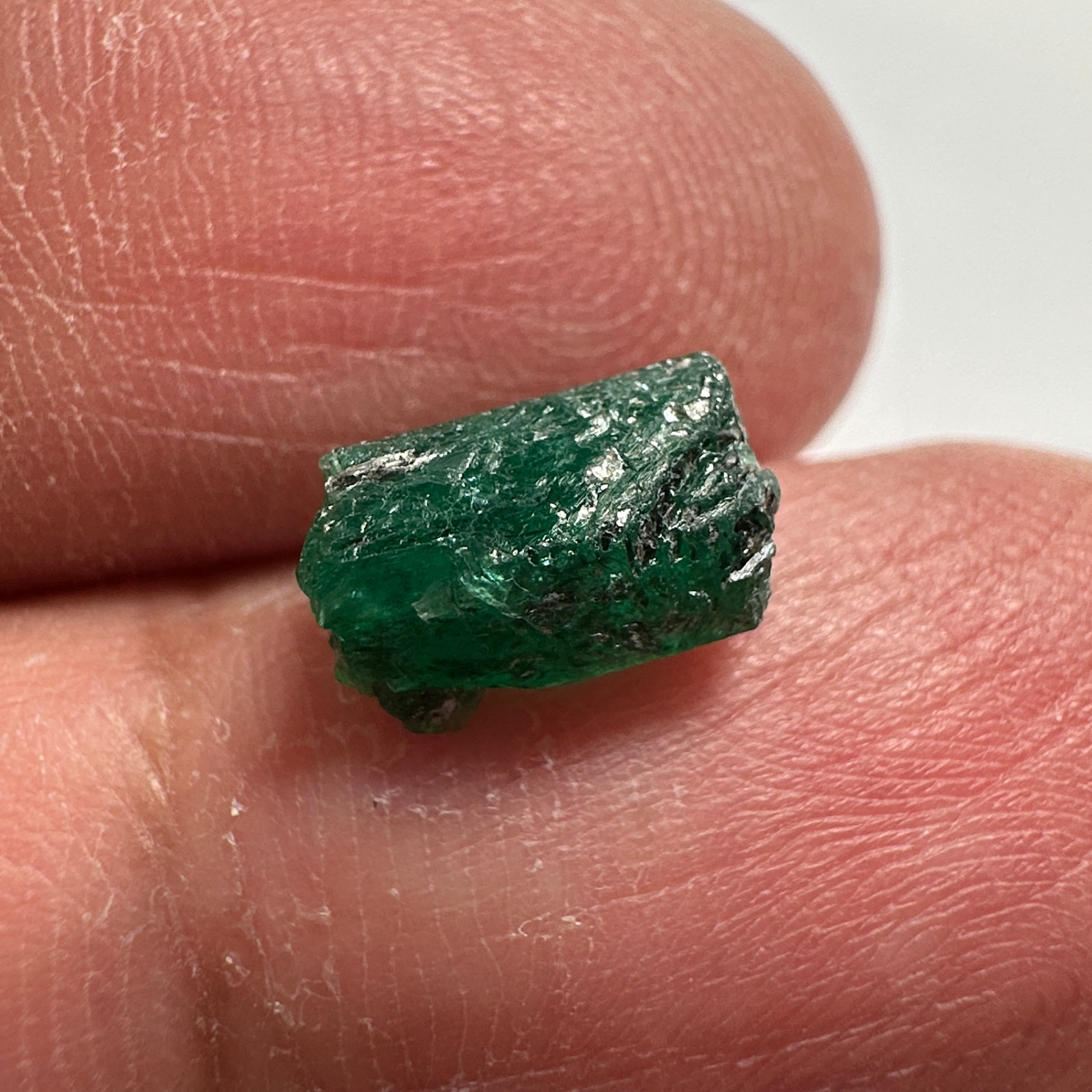 Emerald Crystal, 1.84ct, Tanzania, Untreated Unheated, No Oil