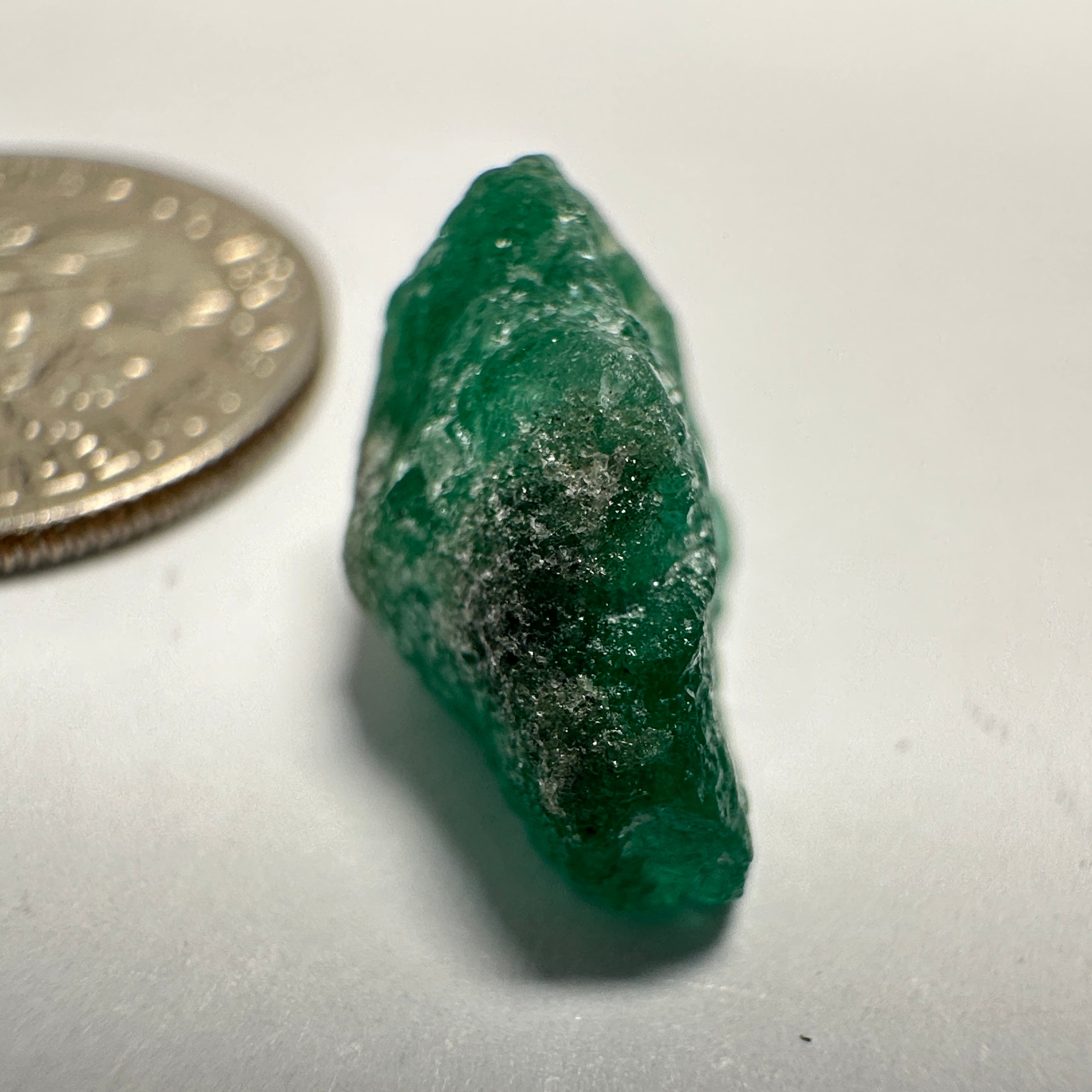 Emerald Crystal. 5.63ct, Sumbawanga Mines, Tanzania. No oil, Untreated Unheated.