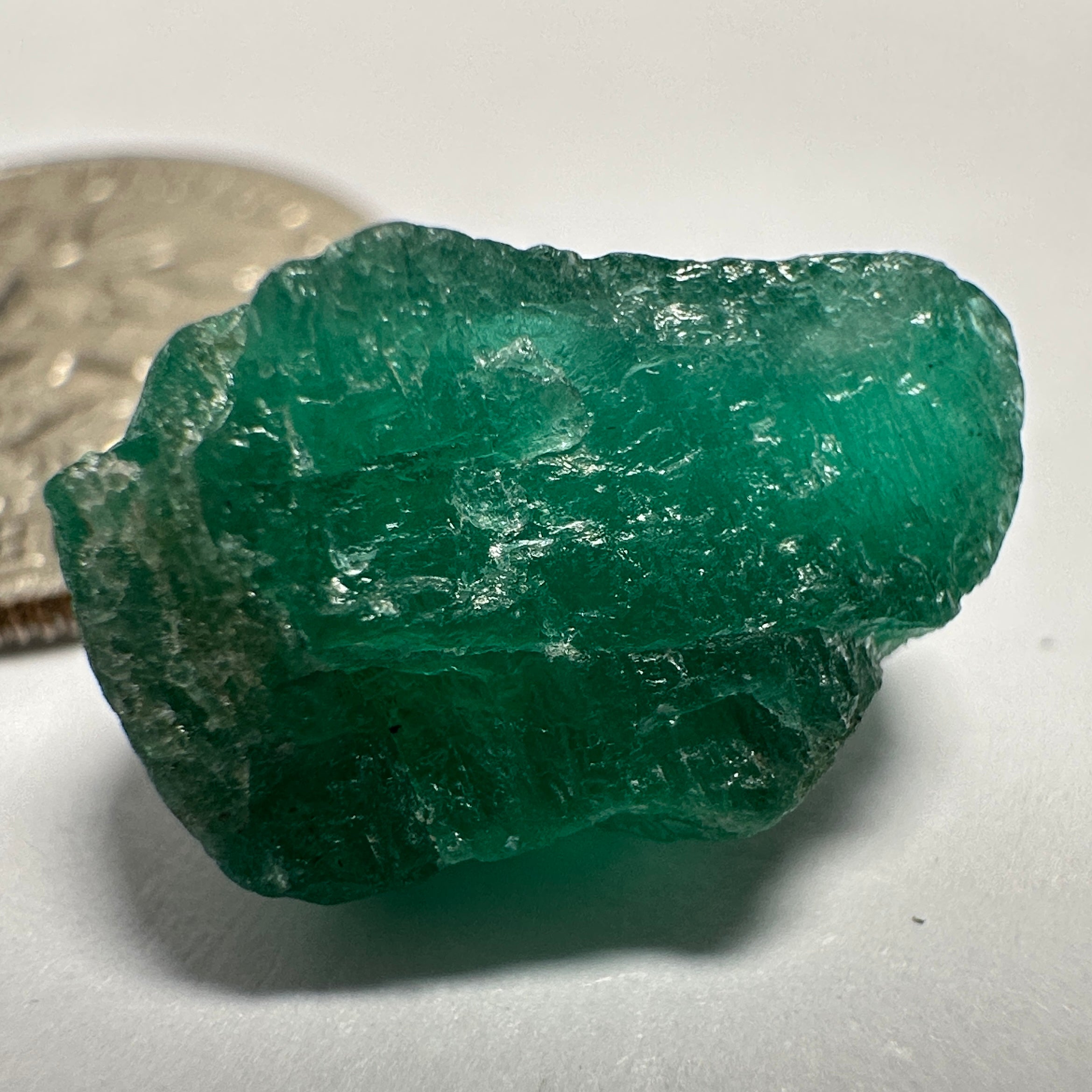 Emerald Crystal. 5.63ct, Sumbawanga Mines, Tanzania. No oil, Untreated Unheated.