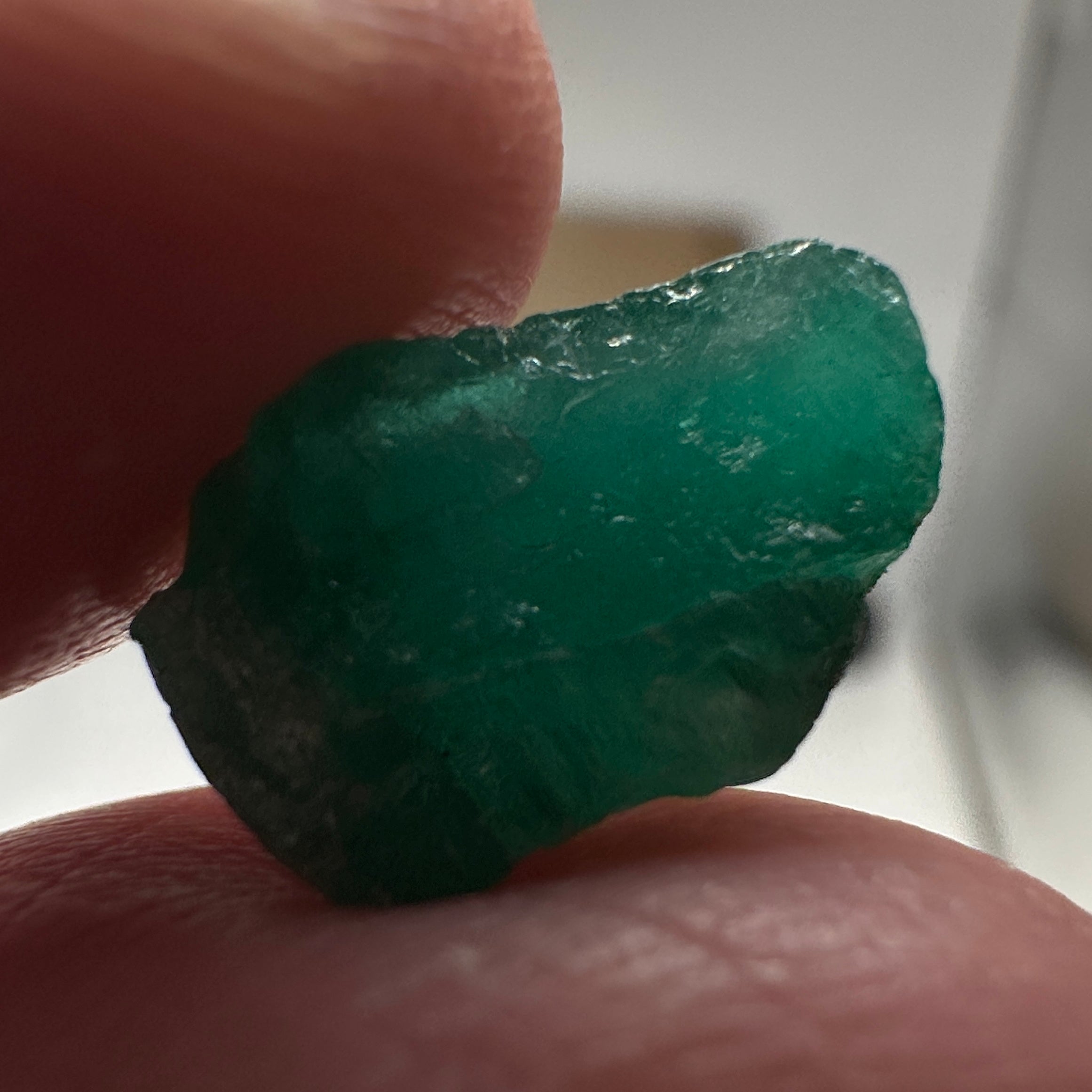 Emerald Crystal. 5.63ct, Sumbawanga Mines, Tanzania. No oil, Untreated Unheated.