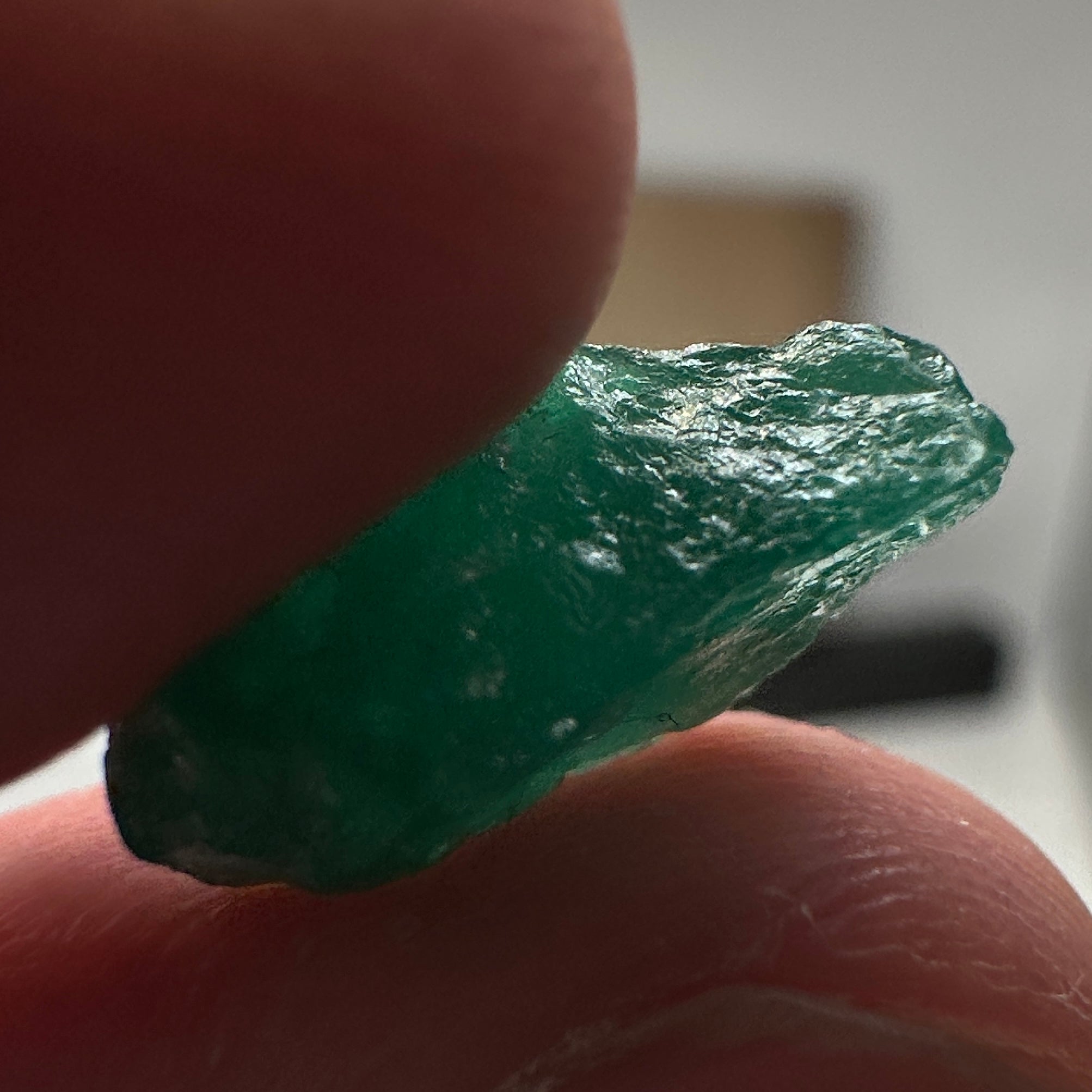 Emerald Crystal. 5.63ct, Sumbawanga Mines, Tanzania. No oil, Untreated Unheated.