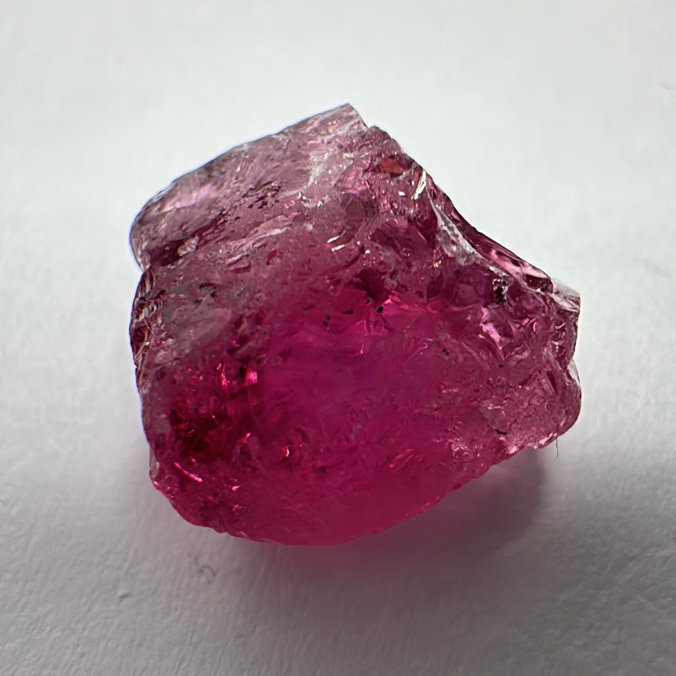 Mahenge Garnet, 7.45ct, Mahenge, Tanzania, Untreated Unheated, spots inside