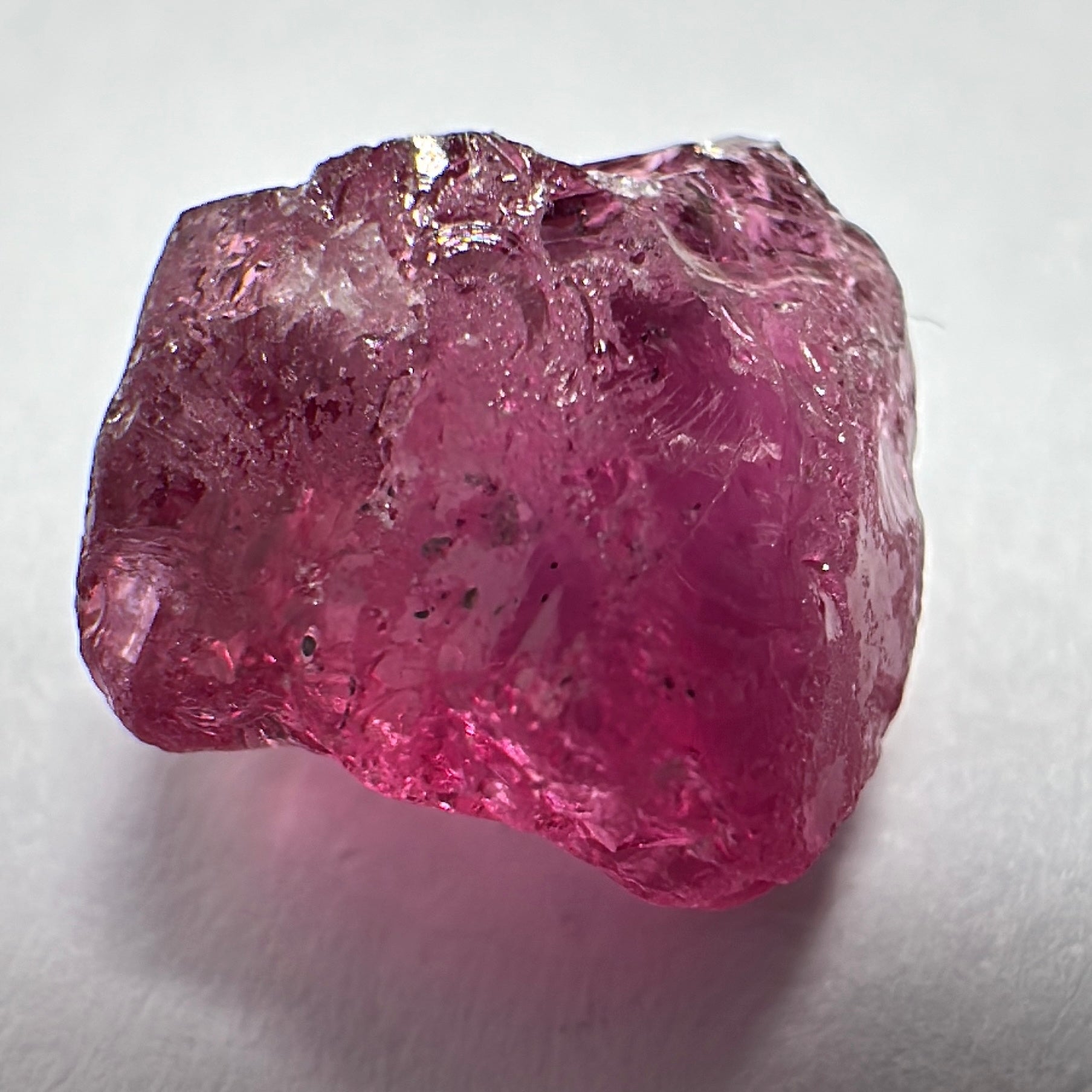 Mahenge Garnet, 7.45ct, Mahenge, Tanzania, Untreated Unheated, spots inside