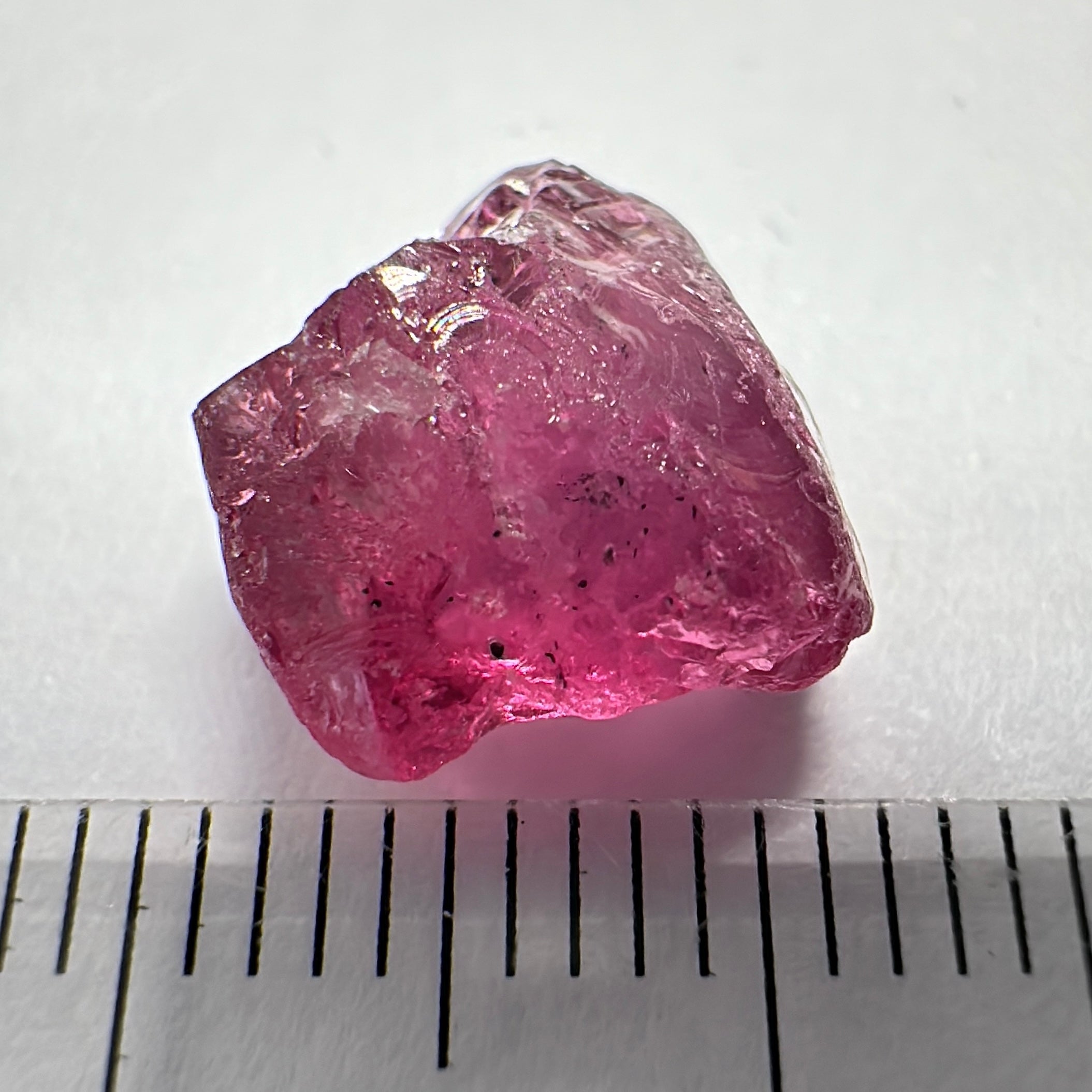 Mahenge Garnet, 7.45ct, Mahenge, Tanzania, Untreated Unheated, spots inside