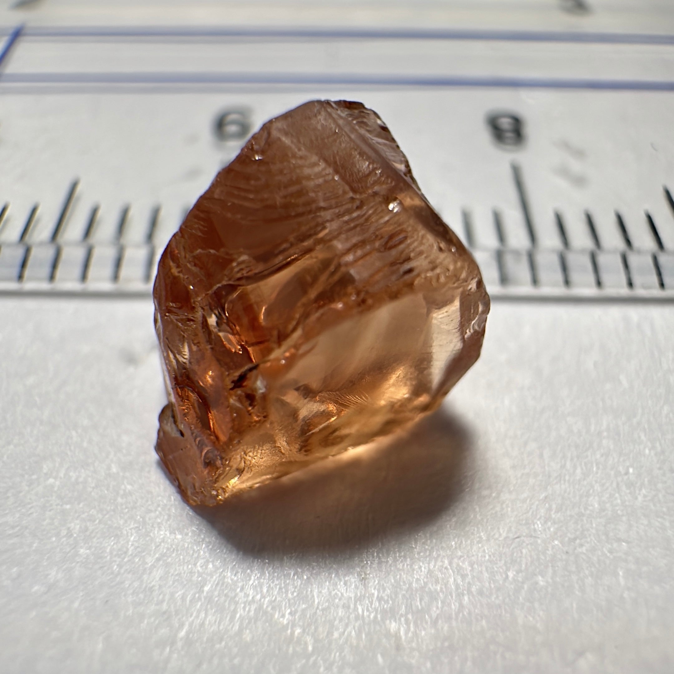 Peach Malaya Garnet, 3.39ct, vvs-if, Unheated Untreated, Umba Valley Tanzania