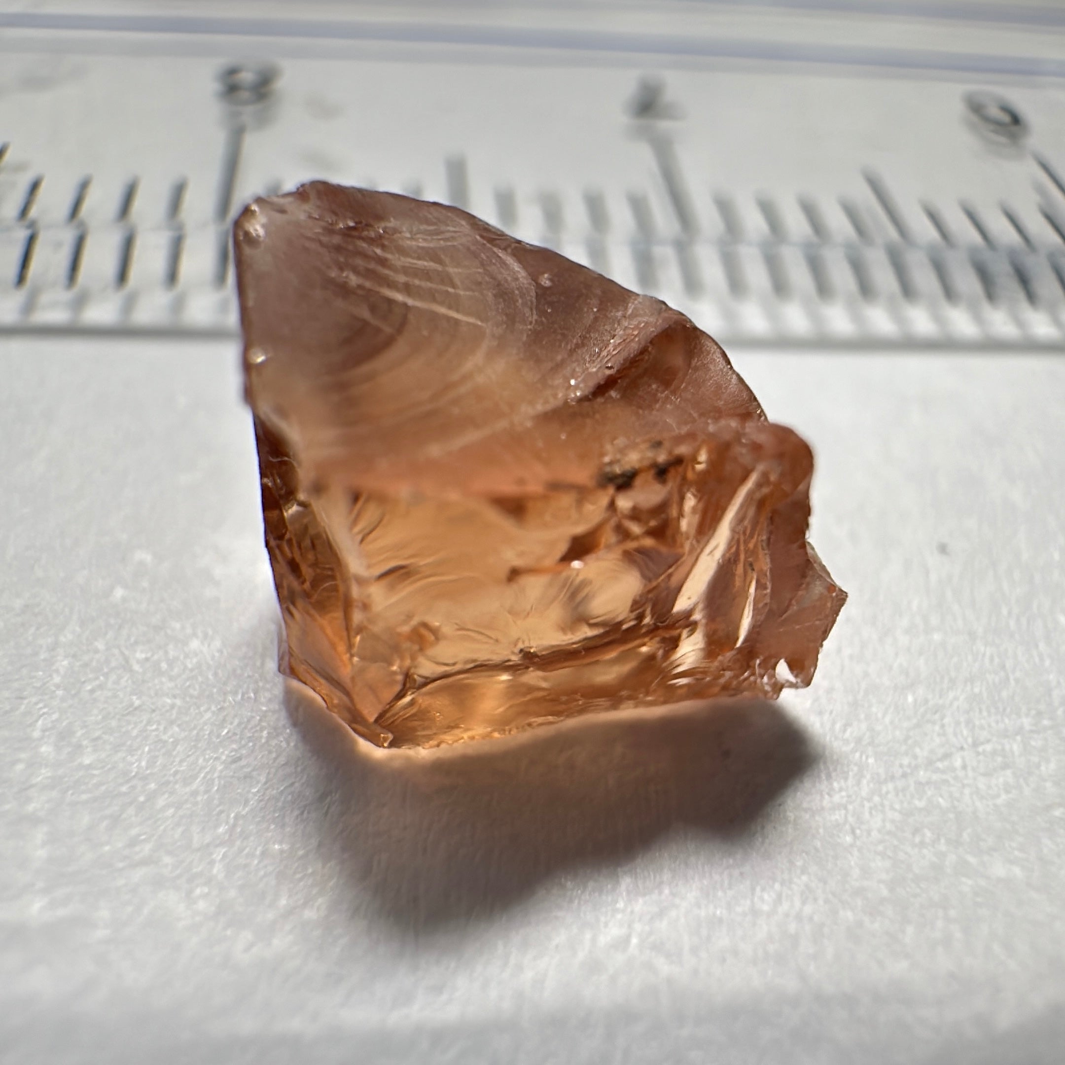 Peach Malaya Garnet, 3.39ct, vvs-if, Unheated Untreated, Umba Valley Tanzania