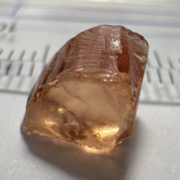 Peach Malaya Garnet, 3.39ct, vvs-if, Unheated Untreated, Umba Valley Tanzania