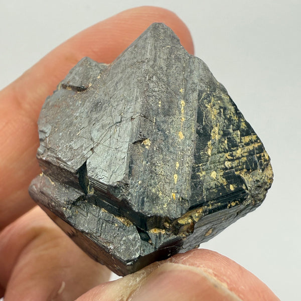 Magnetite Crystal, Merelani, same mining pit as Tanzanite, comes out with Tanzanite, Tanzania, Untreated Unheated. 36.40gm 30.1 x 26.6 x 20.4mm