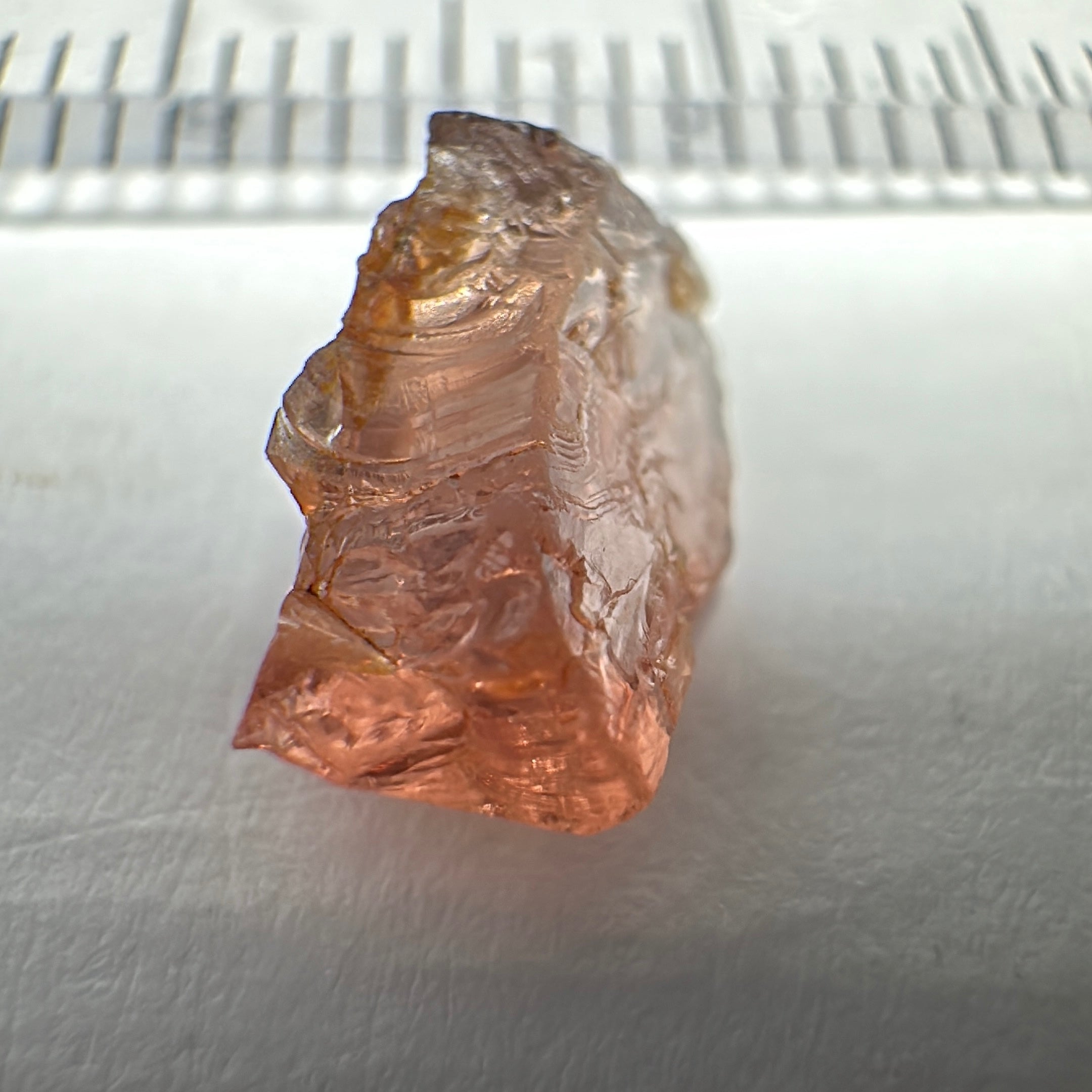 Peach Malaya Garnet, 2.58ct, vvs-if, Unheated Untreated, Umba Valley Tanzania