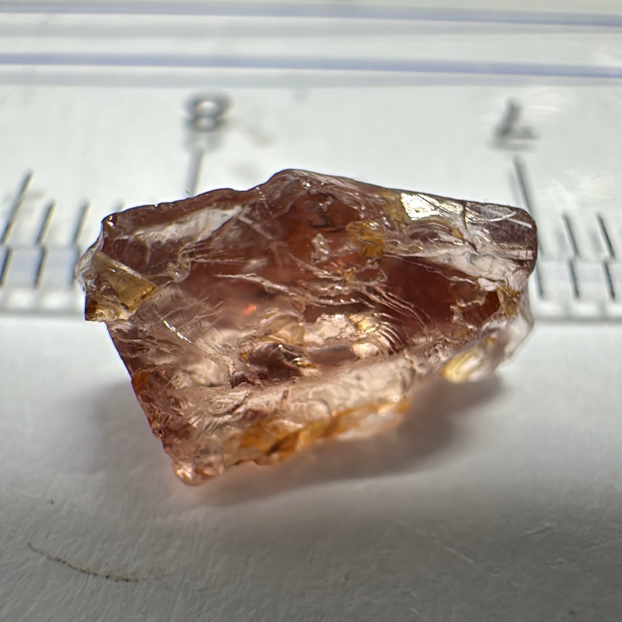 Peach Malaya Garnet, 2.58ct, vvs-if, Unheated Untreated, Umba Valley Tanzania