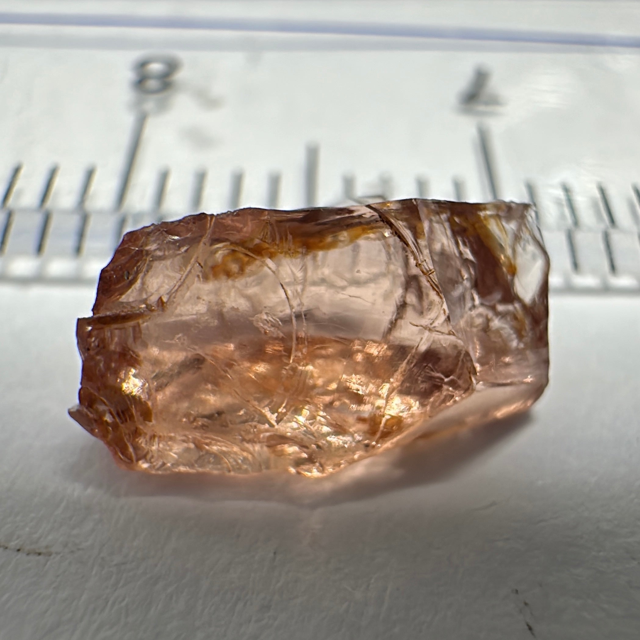 Peach Malaya Garnet, 2.58ct, vvs-if, Unheated Untreated, Umba Valley Tanzania