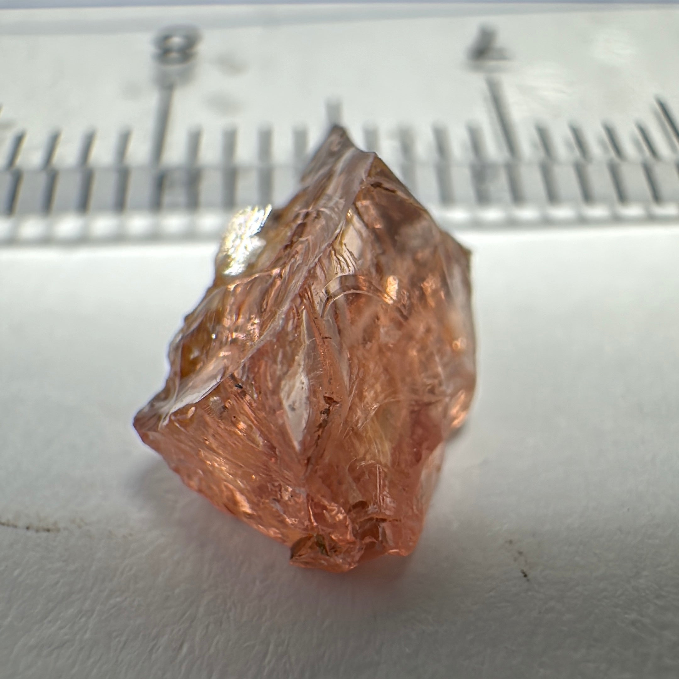 Peach Malaya Garnet, 2.58ct, vvs-if, Unheated Untreated, Umba Valley Tanzania