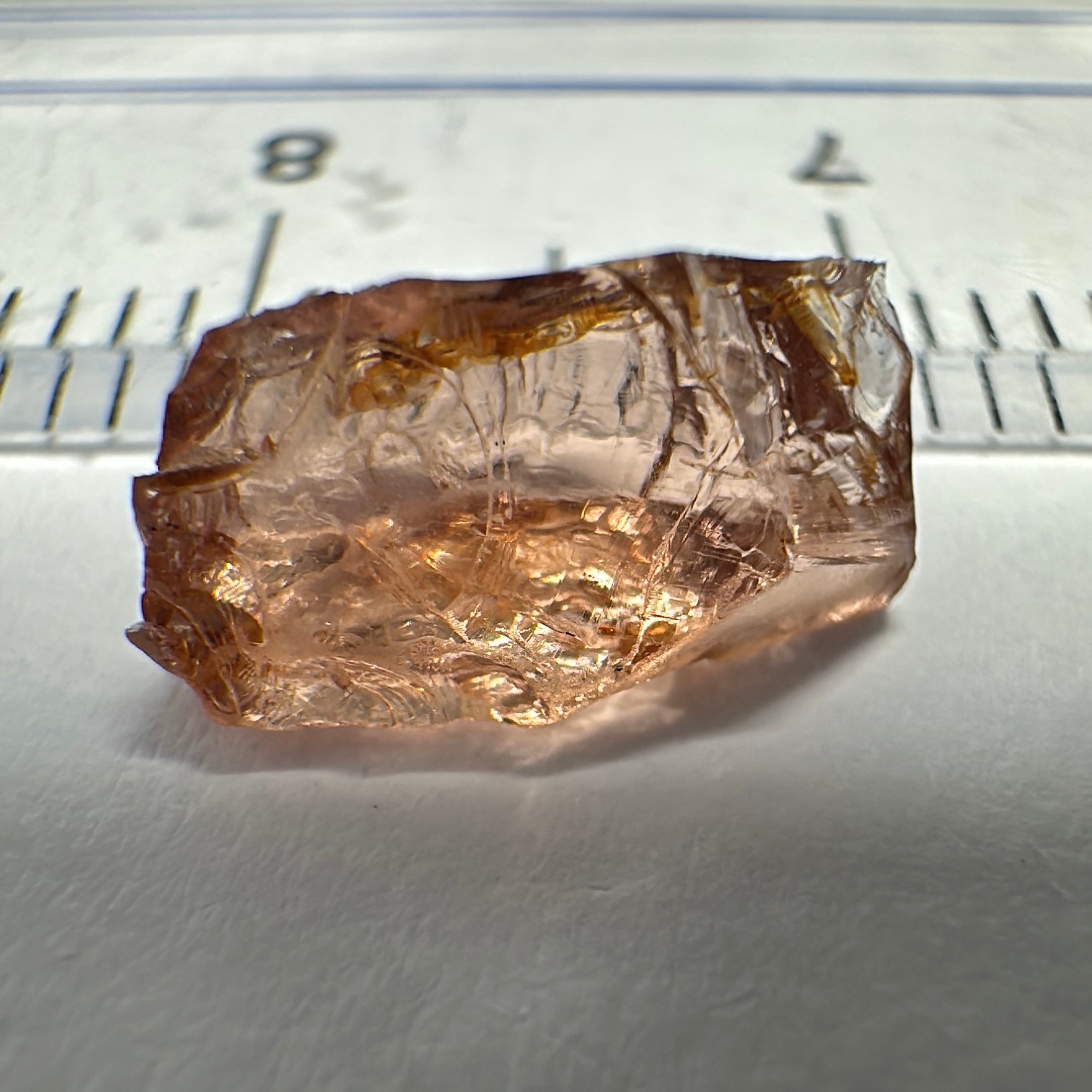 Peach Malaya Garnet, 2.58ct, vvs-if, Unheated Untreated, Umba Valley Tanzania