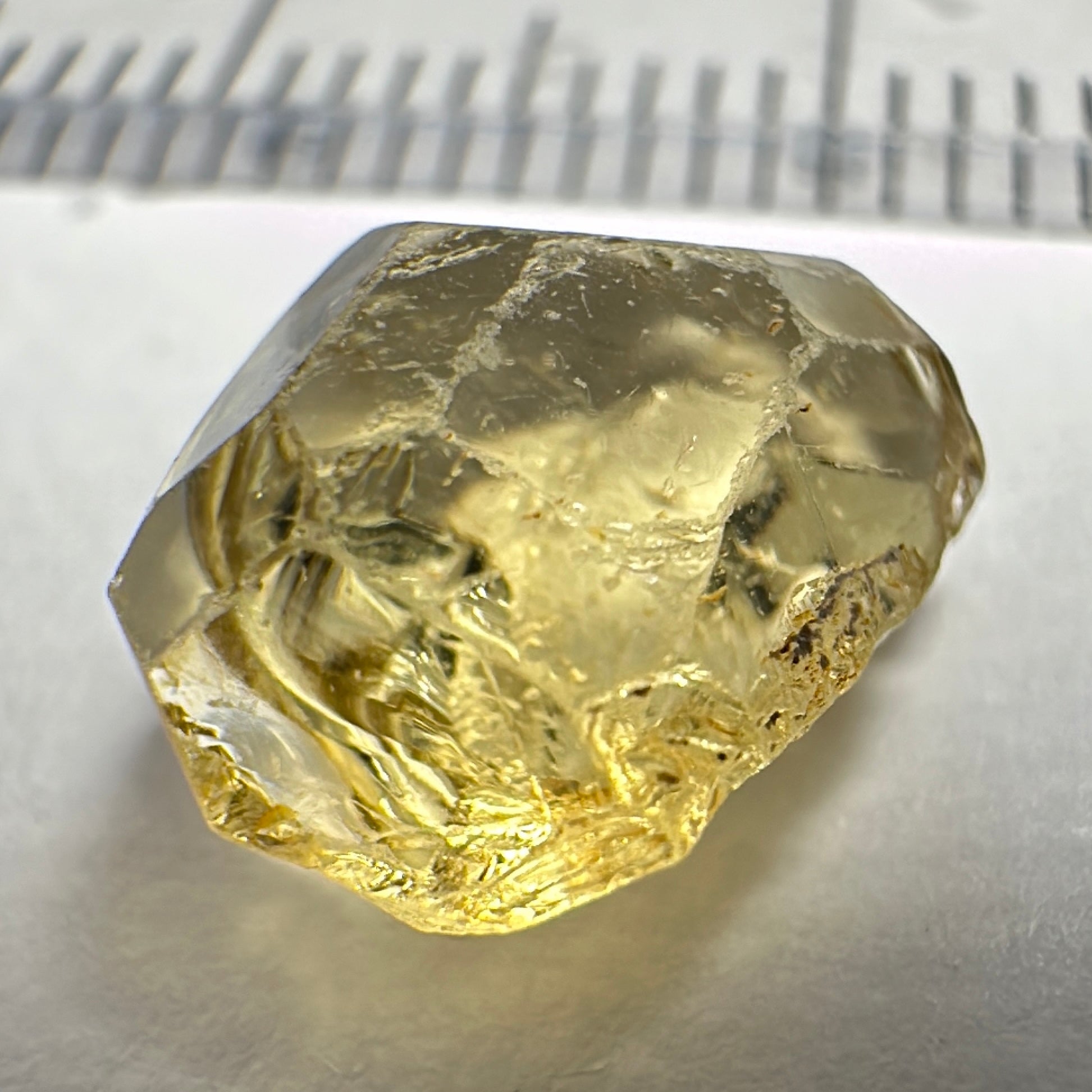 Yellow Tourmaline Crystal, 3.43ct, VVS-IF, Tanzania, Untreated Unheated.