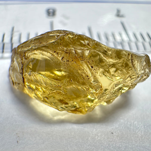 Yellow Tourmaline Crystal, 4.36ct, VVS-IF, Tanzania, Untreated Unheated.