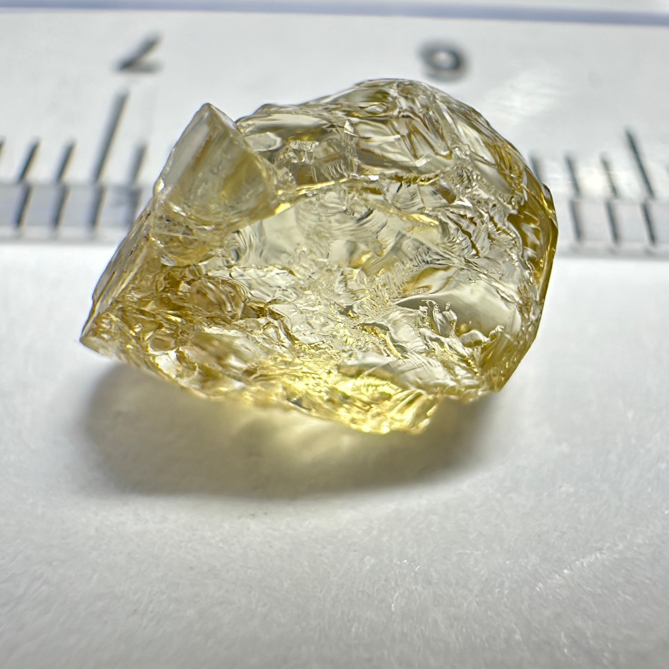 Yellow Tourmaline Crystal, 3.26ct, VVS-IF, Tanzania, Untreated Unheated.