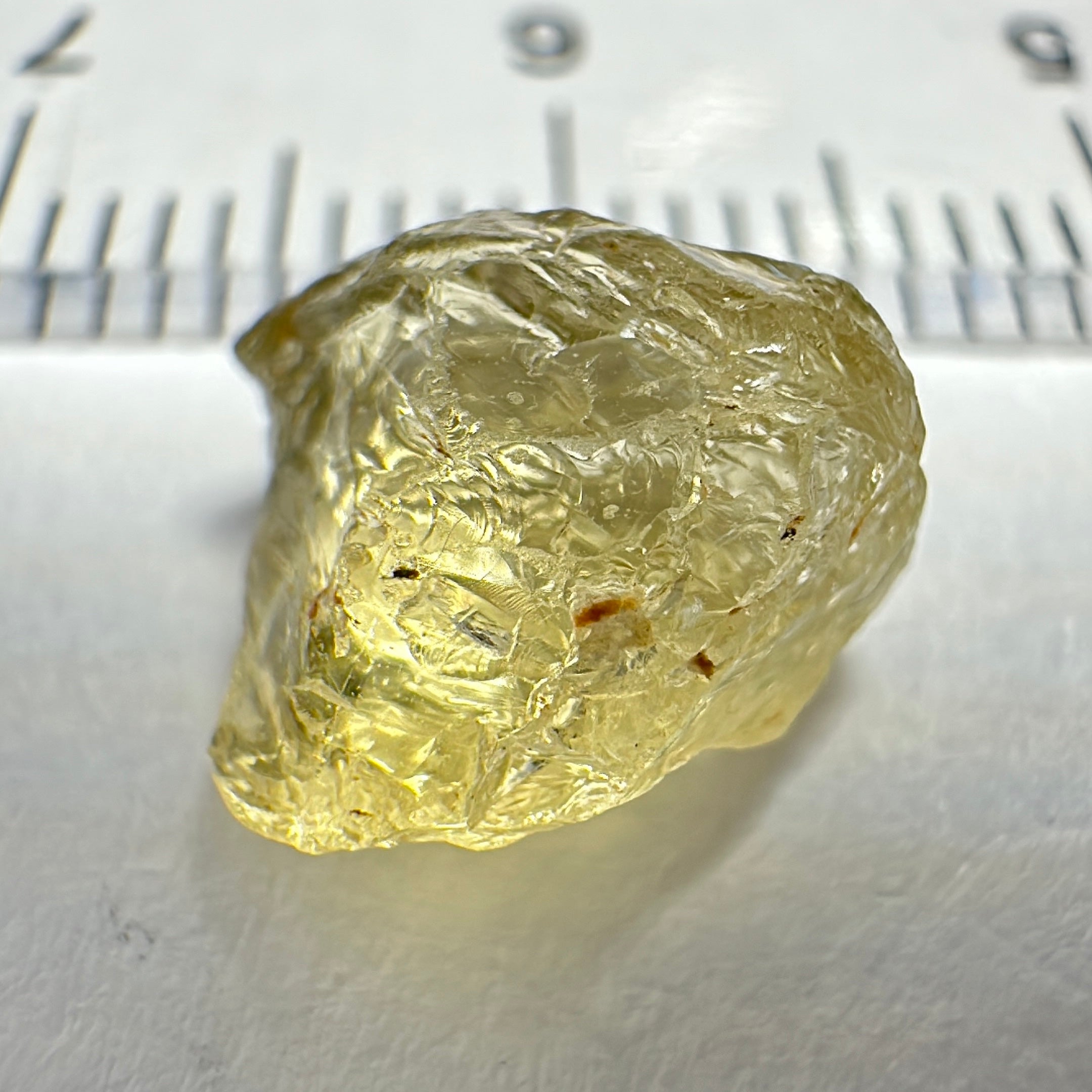 Yellow Tourmaline Crystal, 3.42ct, VVS-IF, Tanzania, Untreated Unheated.