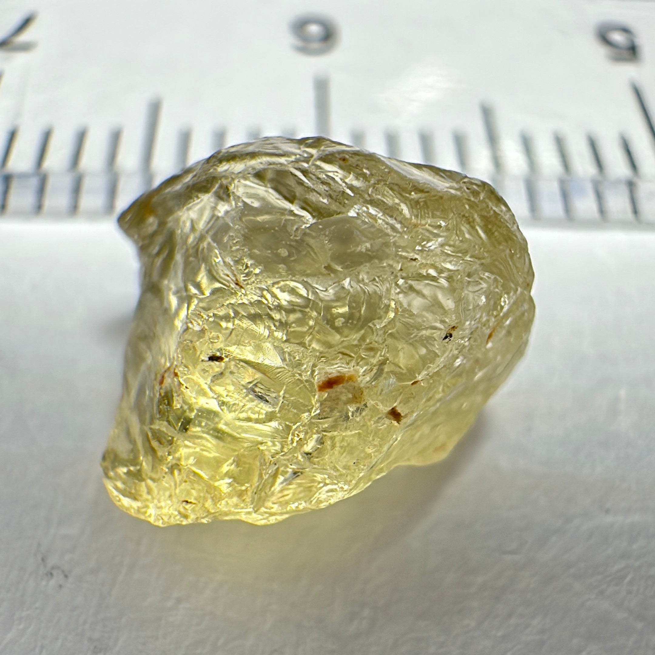 Yellow Tourmaline Crystal, 3.42ct, VVS-IF, Tanzania, Untreated Unheated.