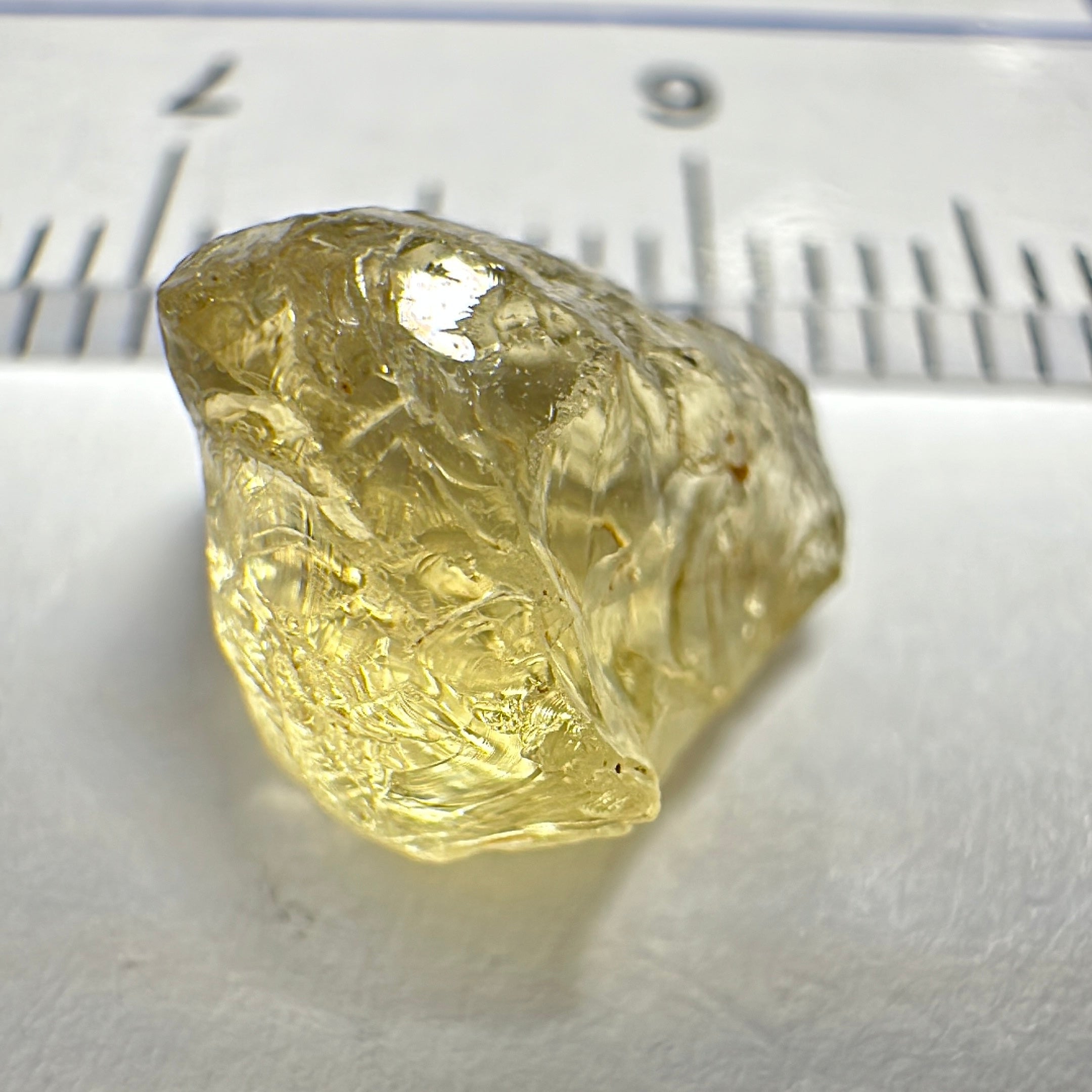 Yellow Tourmaline Crystal, 3.42ct, VVS-IF, Tanzania, Untreated Unheated.