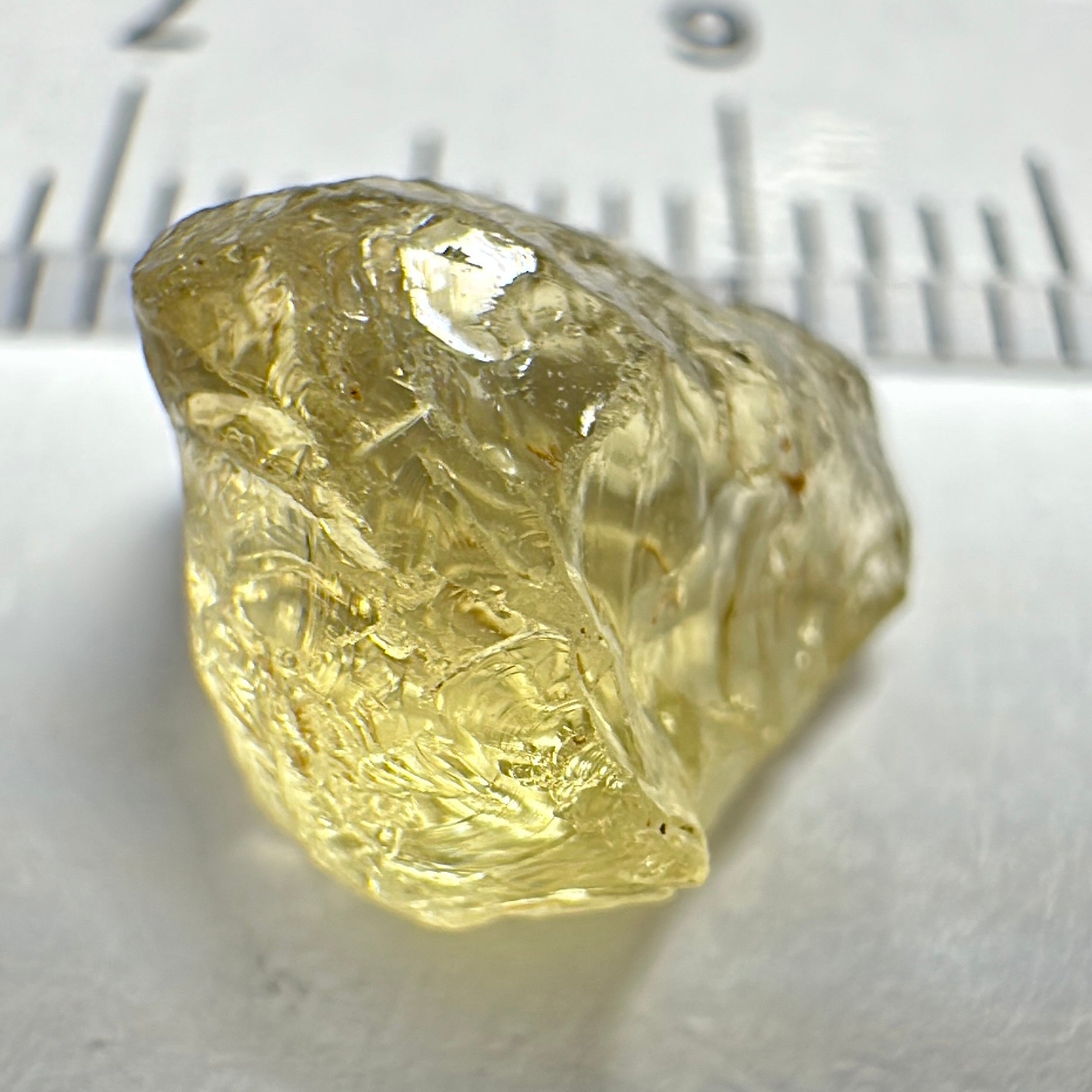 Yellow Tourmaline Crystal, 3.42ct, VVS-IF, Tanzania, Untreated Unheated.