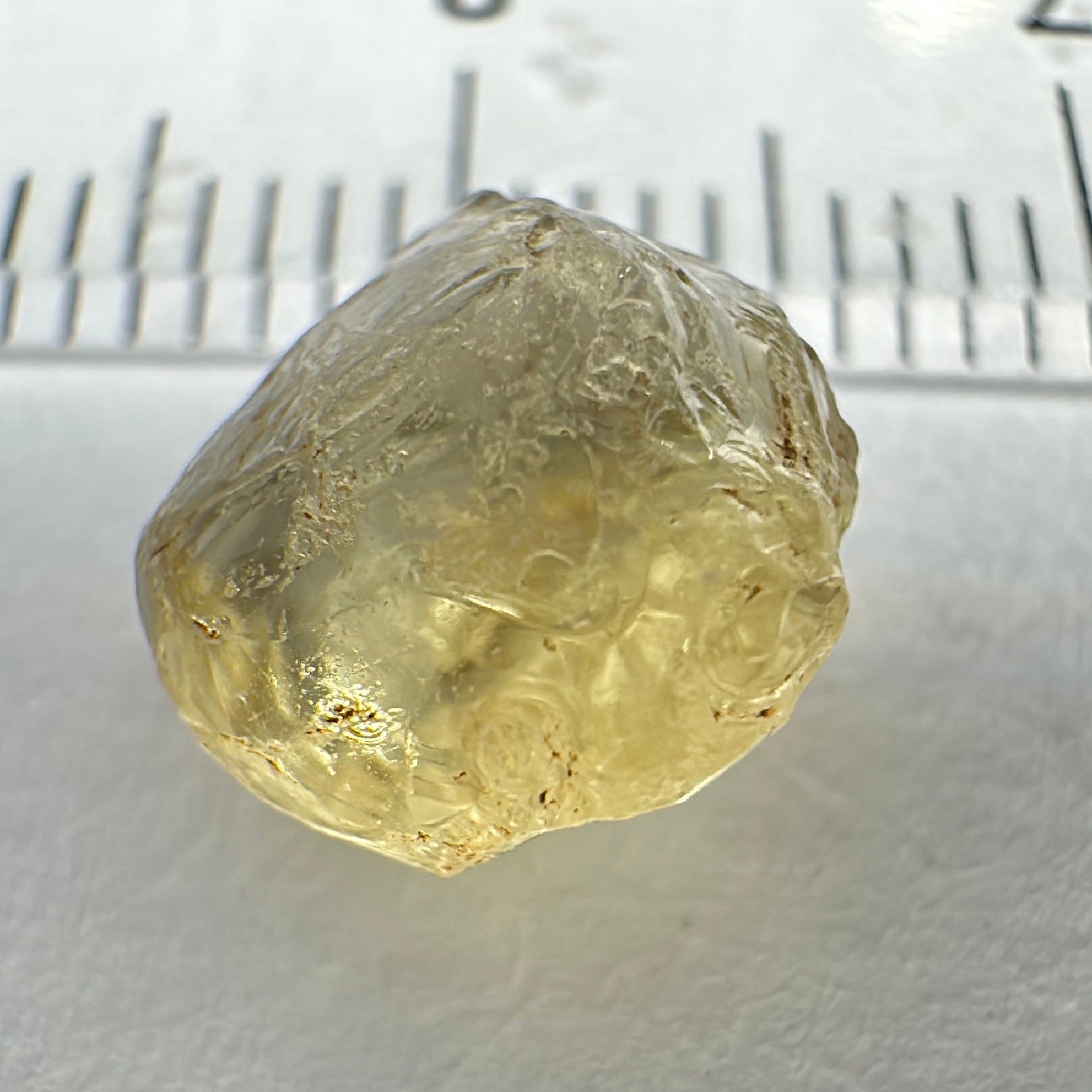 Yellow Tourmaline Crystal, 3.39ct, VVS-IF, Tanzania, Untreated Unheated.