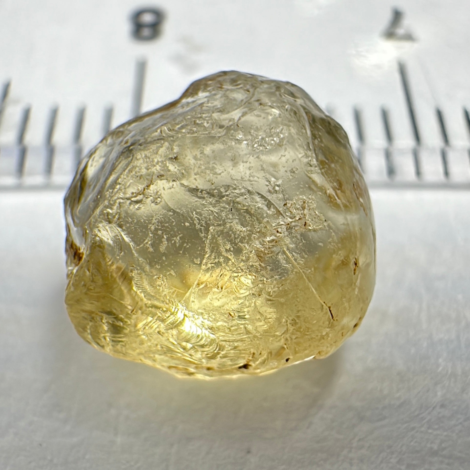 Yellow Tourmaline Crystal, 3.39ct, VVS-IF, Tanzania, Untreated Unheated.