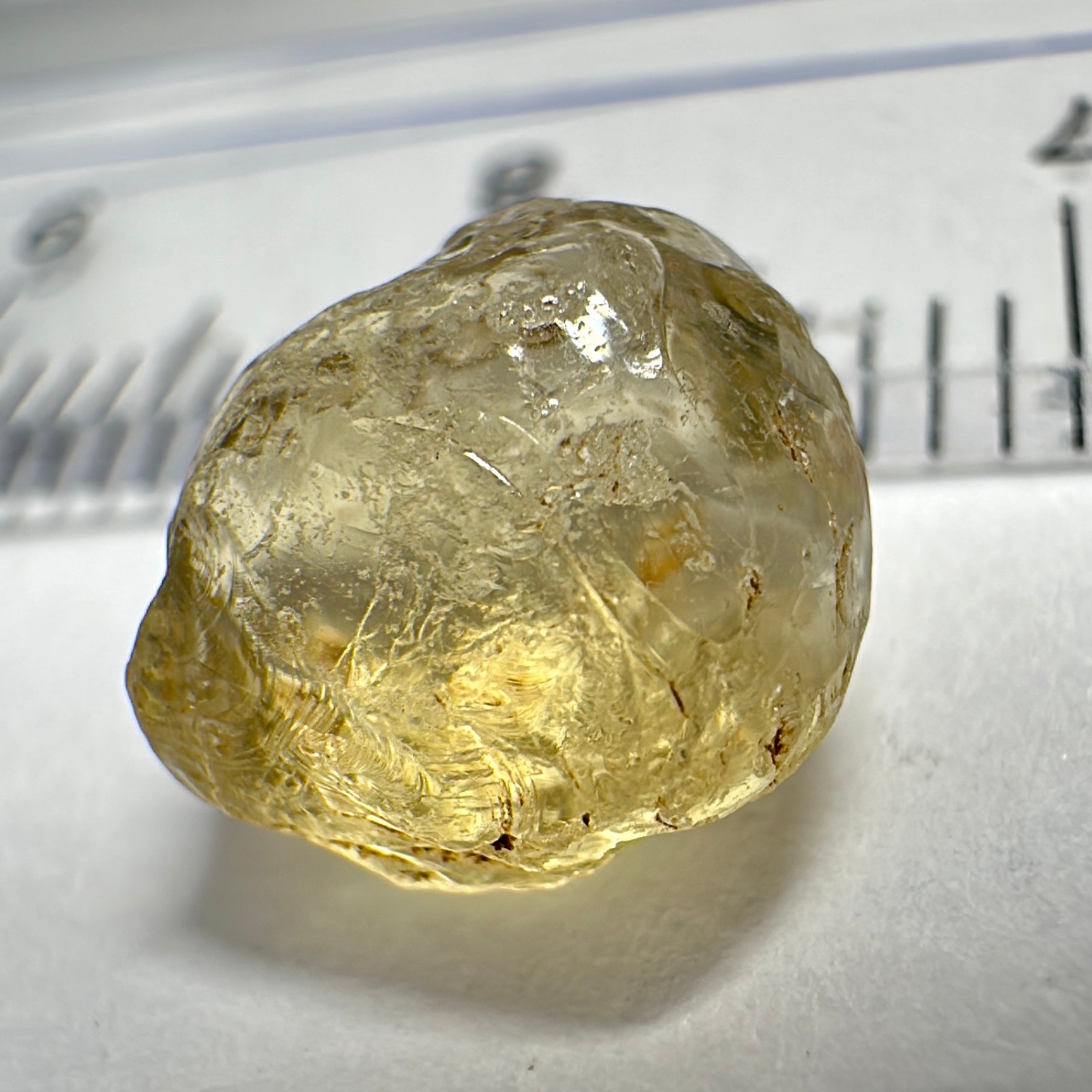 Yellow Tourmaline Crystal, 3.39ct, VVS-IF, Tanzania, Untreated Unheated.