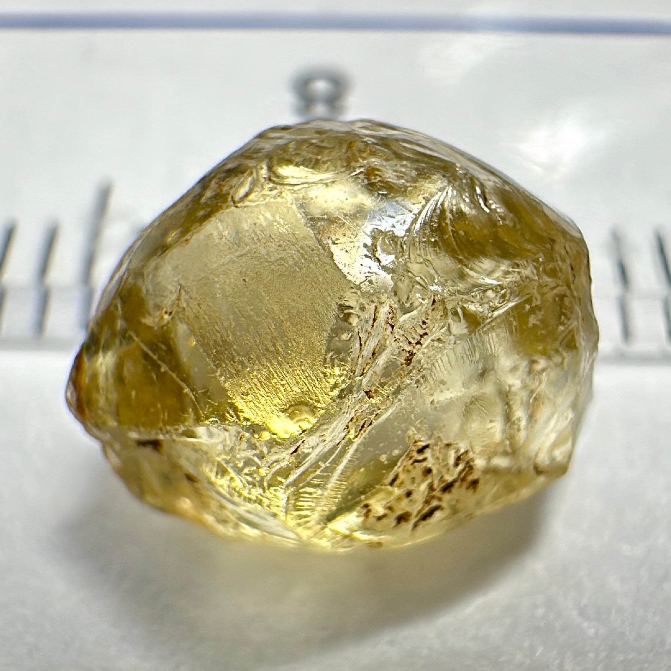 Yellow Tourmaline Crystal, 3.16ct, VVS-IF, Tanzania, Untreated Unheated.