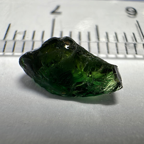 Chrome Tourmaline, 1.03ct, VS-VVS but dark, Laletema, Tanzania, Untreated Unheated