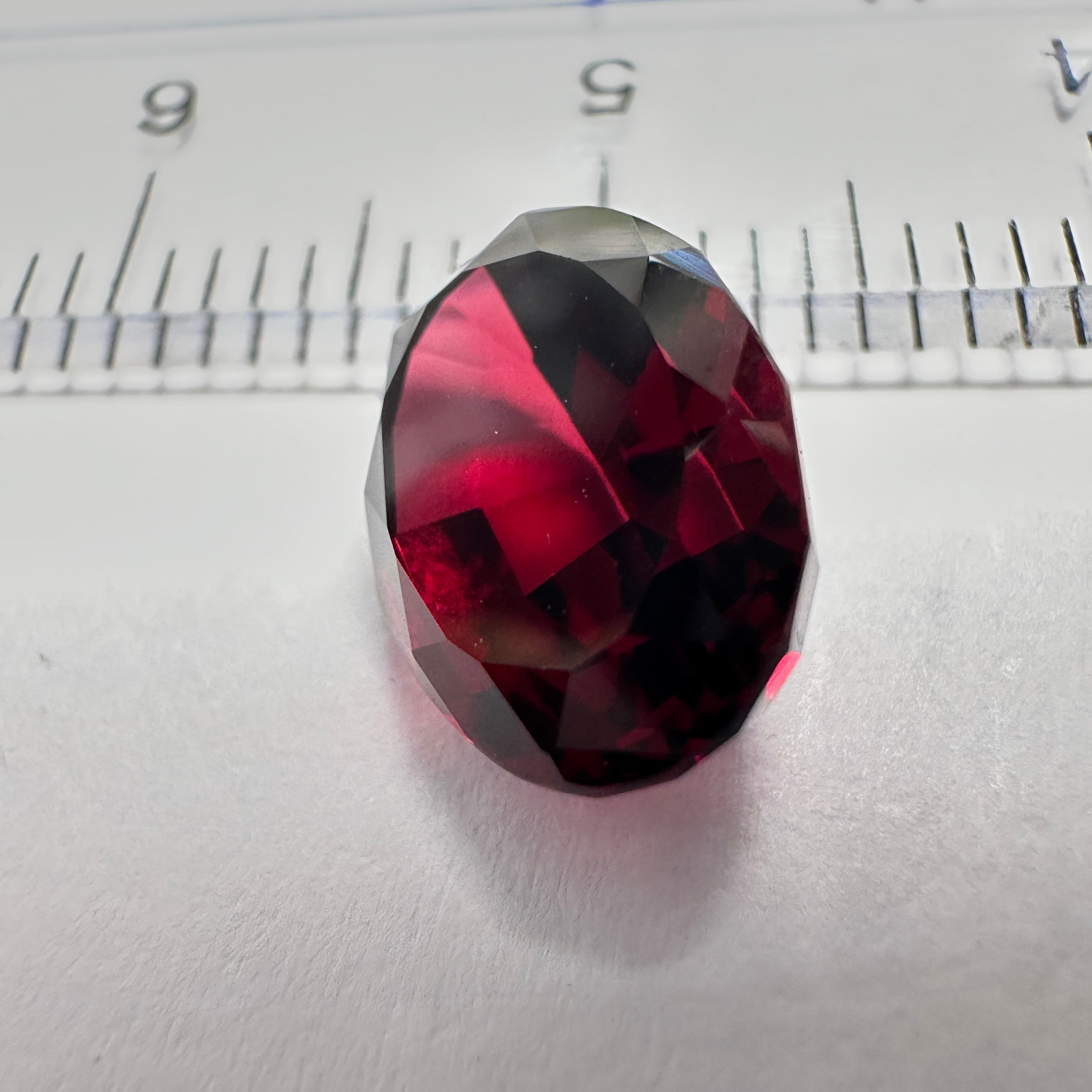 Dark Umbalite Garnet, 3.90ct, Tanzania, Untreated Unheated, see photos on black background