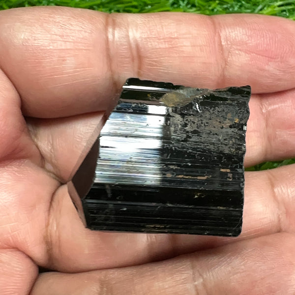 37.3gm Black Tourmaline Crystal, Tanzania, Untreated Unheated