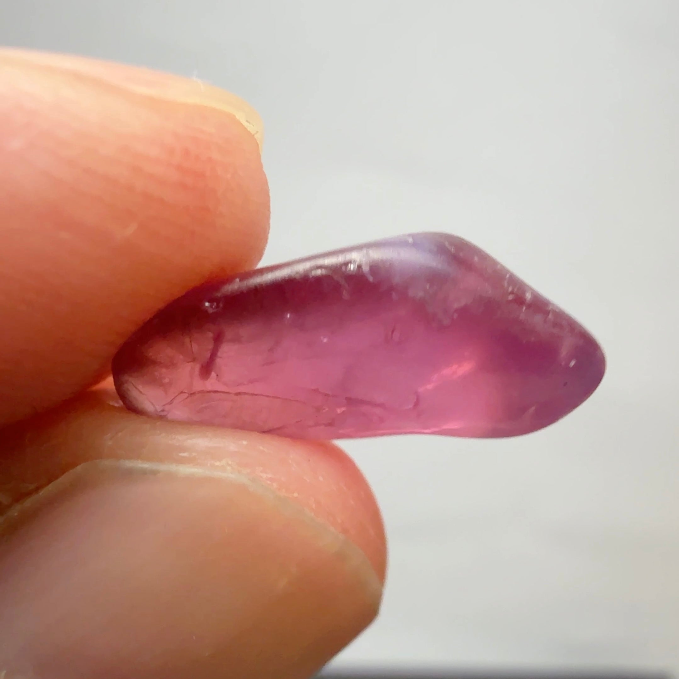 Mahenge Spinel, semi polished tumblestone, 7.52ct, Mahenge, Tanzania, Untreated Unheated