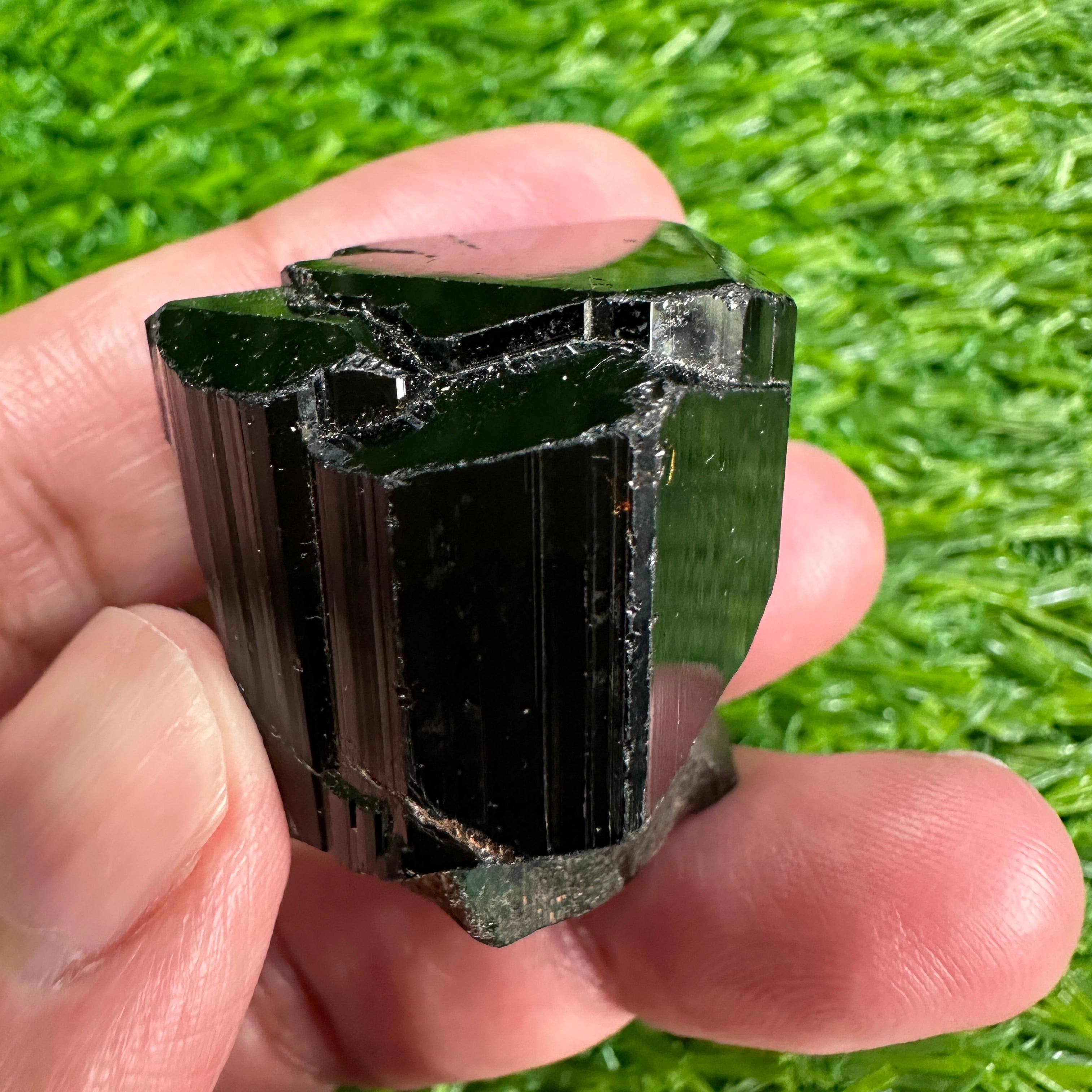 Black Tourmaline Crystal, 44.50gm, Tanzania, Untreated Unheated