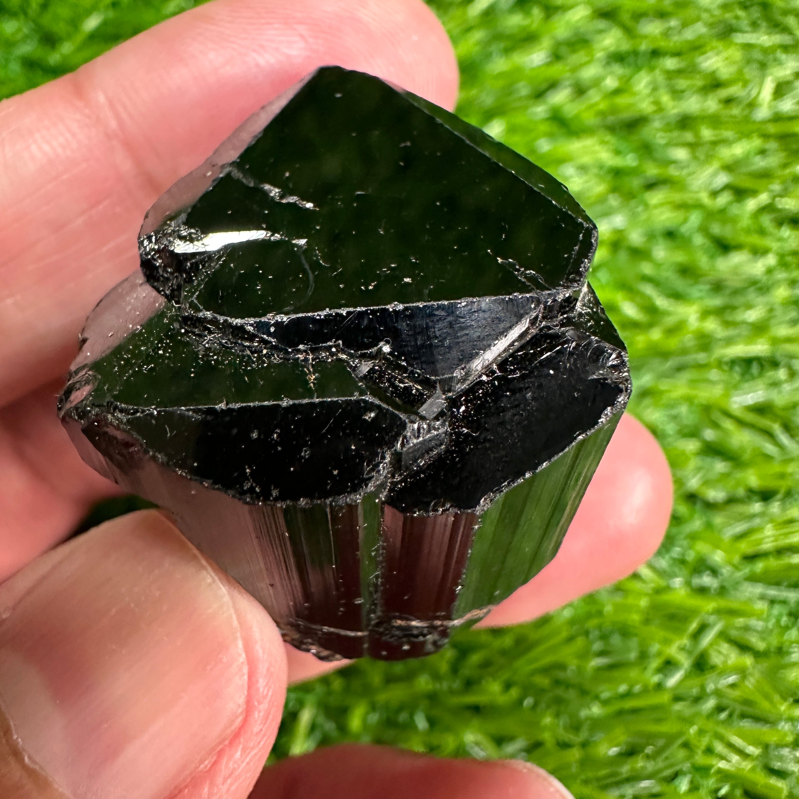 Black Tourmaline Crystal, 44.50gm, Tanzania, Untreated Unheated