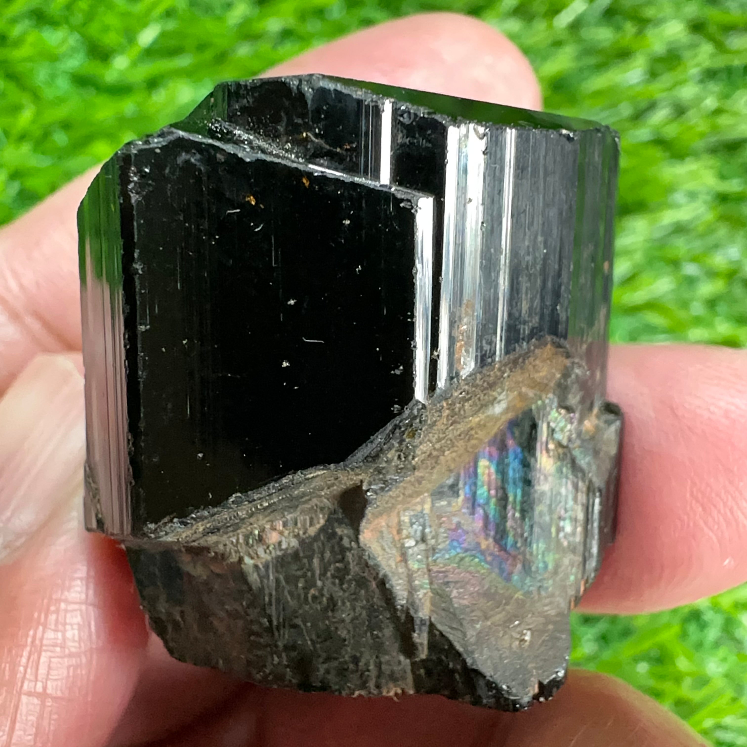 Black Tourmaline Crystal, 44.50gm, Tanzania, Untreated Unheated